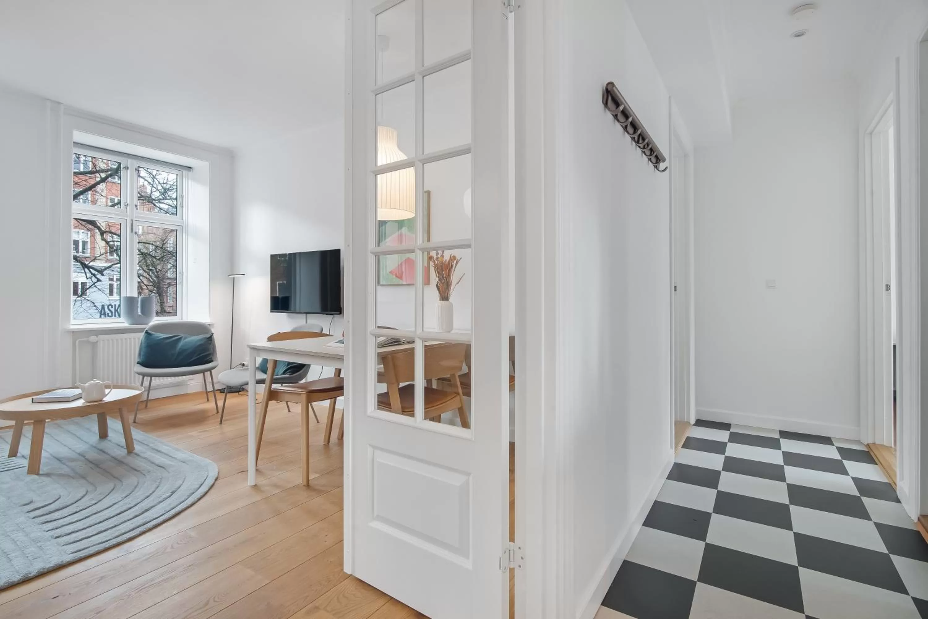 Living room in NABO Hotel Apartments