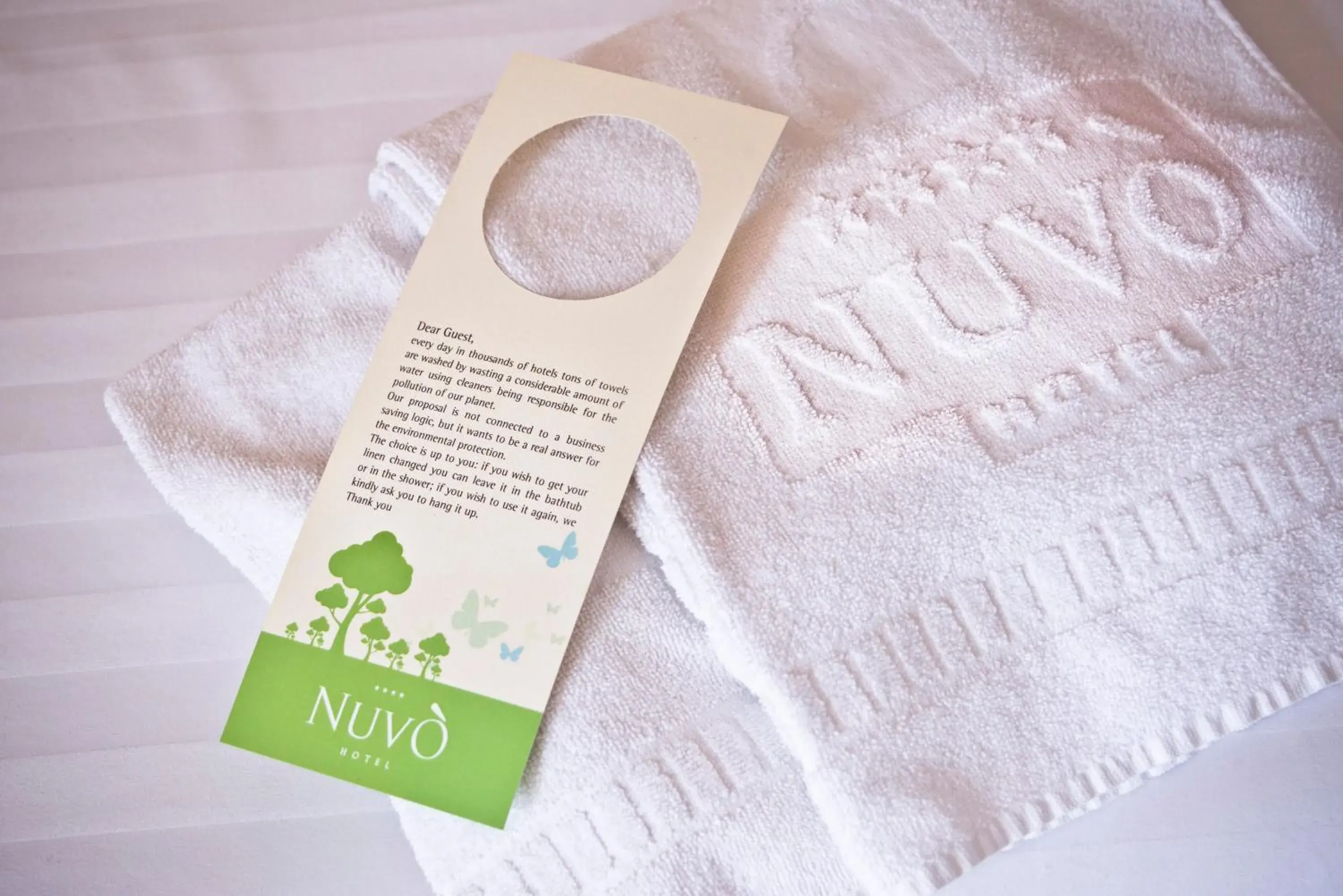 towels in Hotel Nuvò