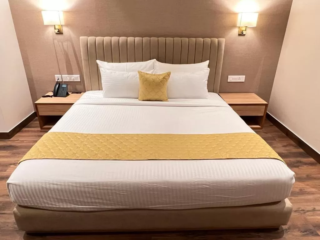 Bed in Palasa Hotel