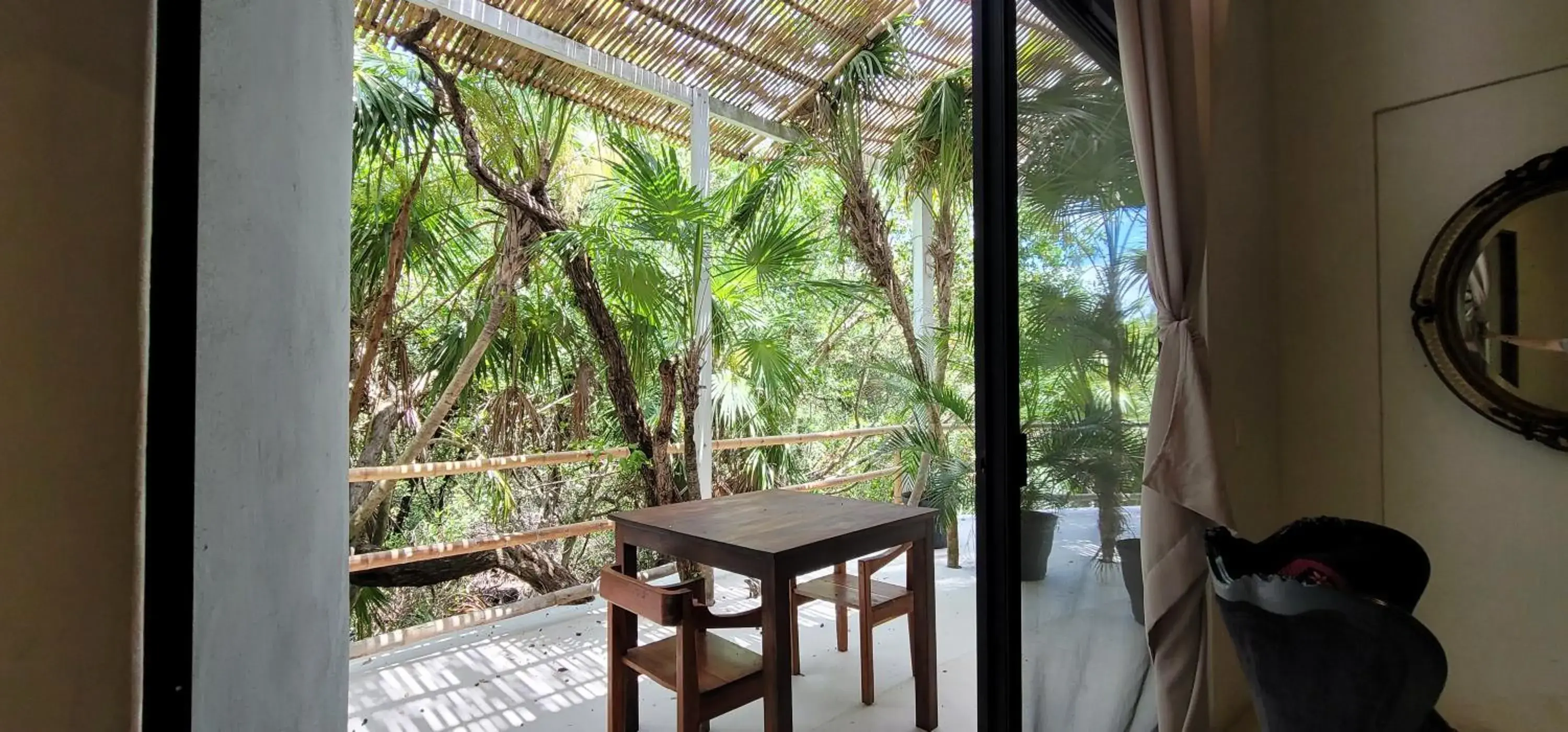 Balcony/Terrace in Casa Ambar Tulum - Great location and access to a Private Cenote & Beach 2 Km Away - Adults Only