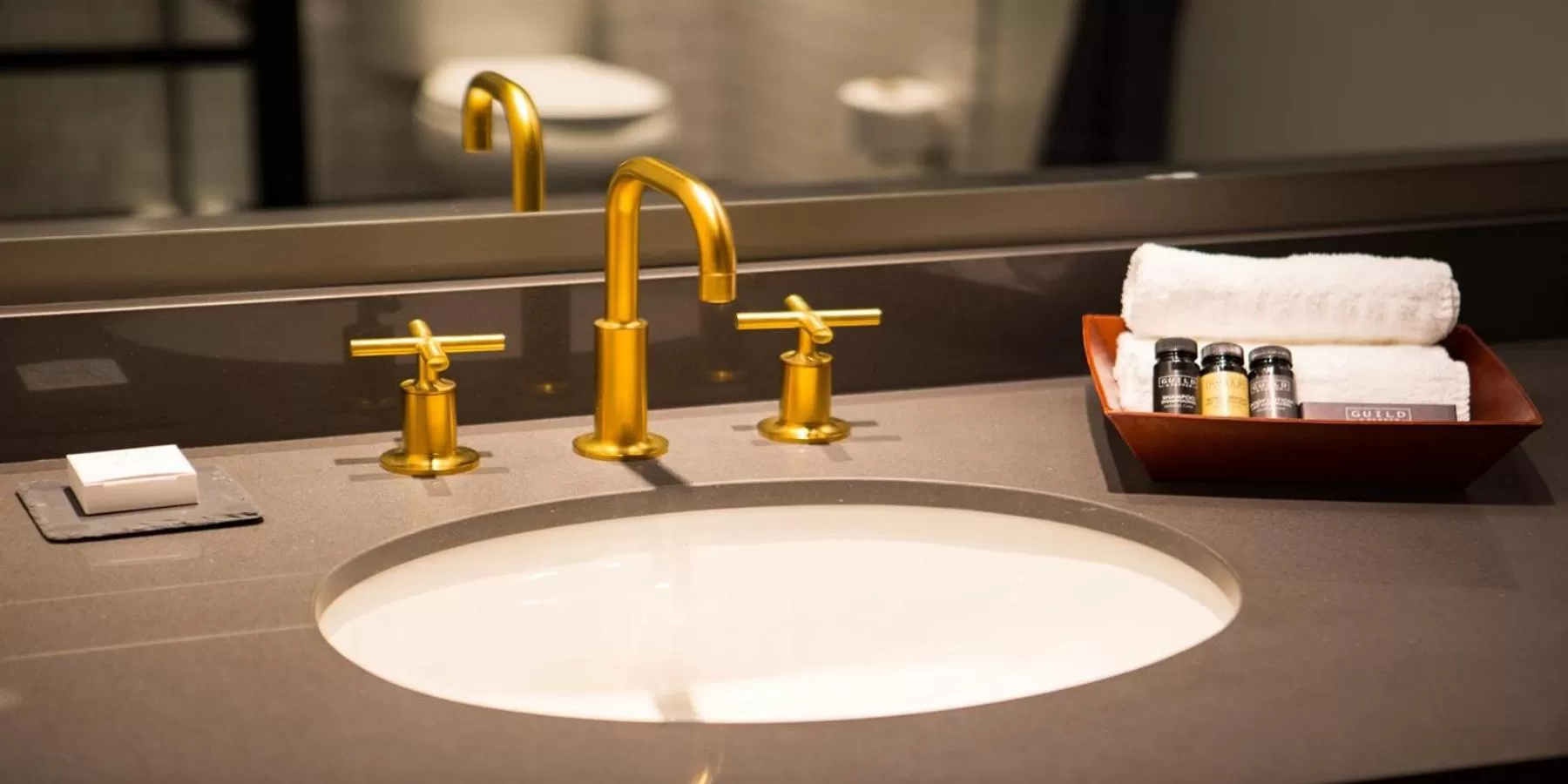 Bathroom in The George, by Valencia Hotel Collection