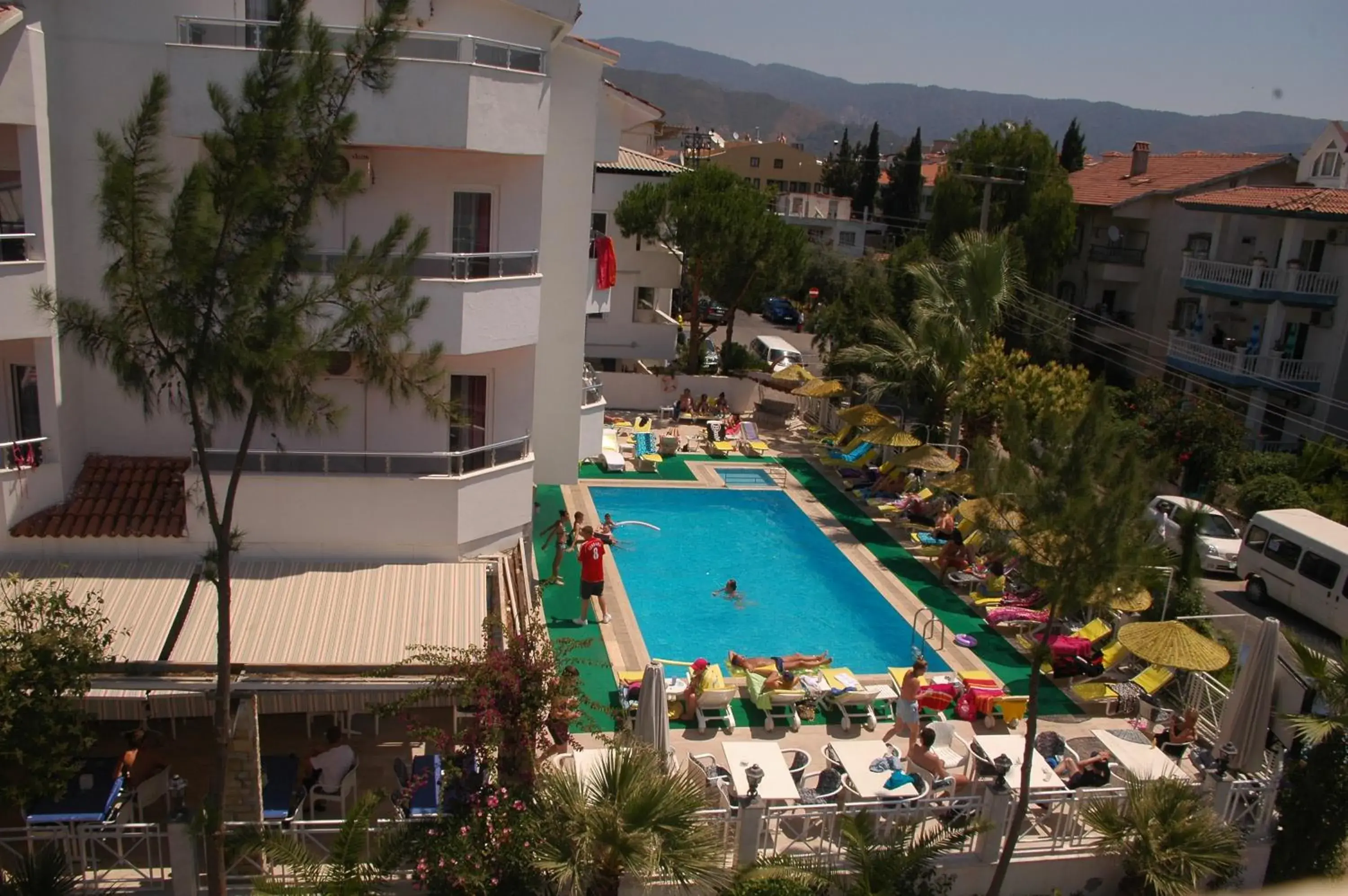 Bird's eye view, Swimming Pool in Myra Hotel