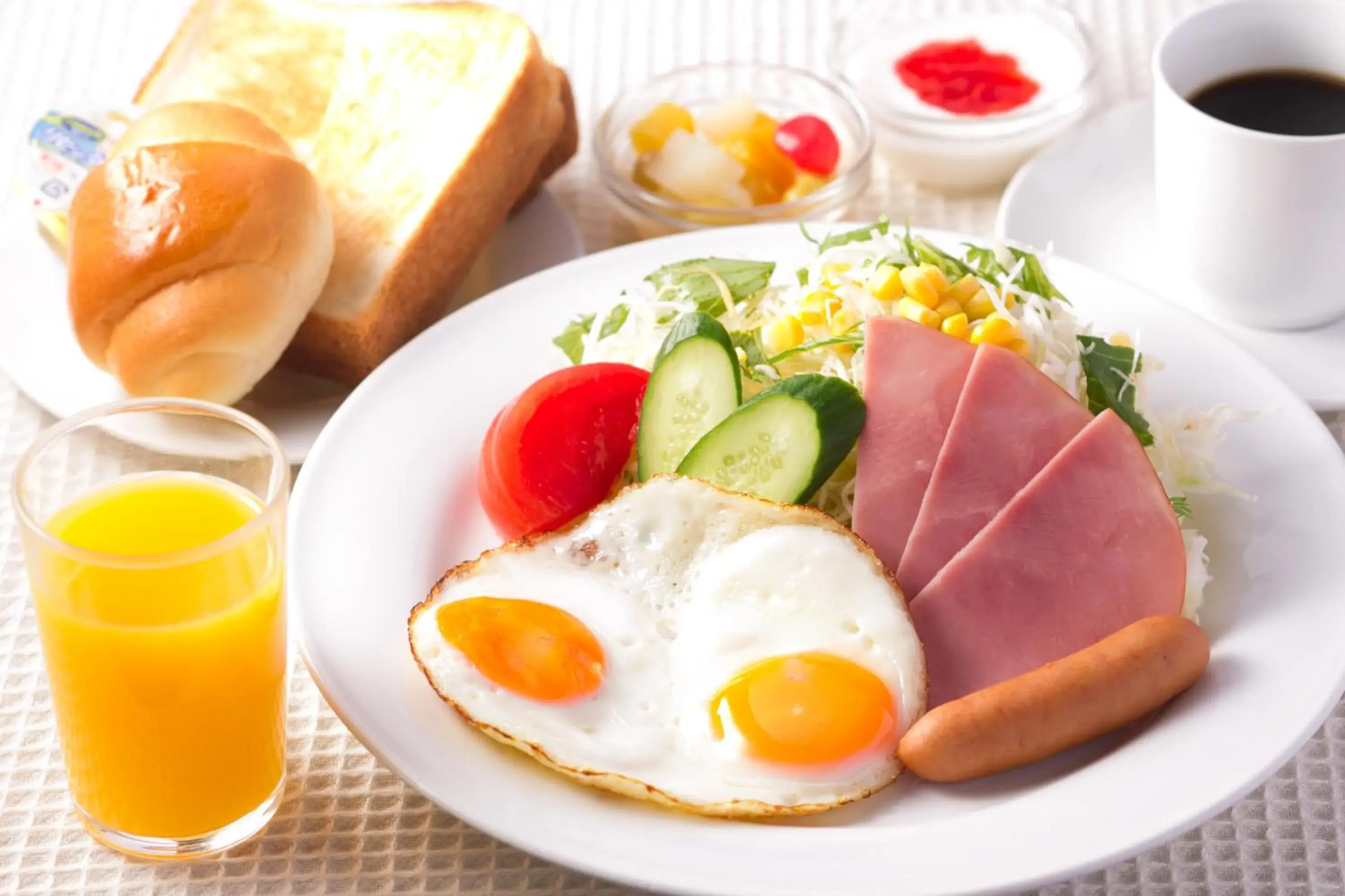 Food and drinks, Breakfast in Dukes Hotel Hakata