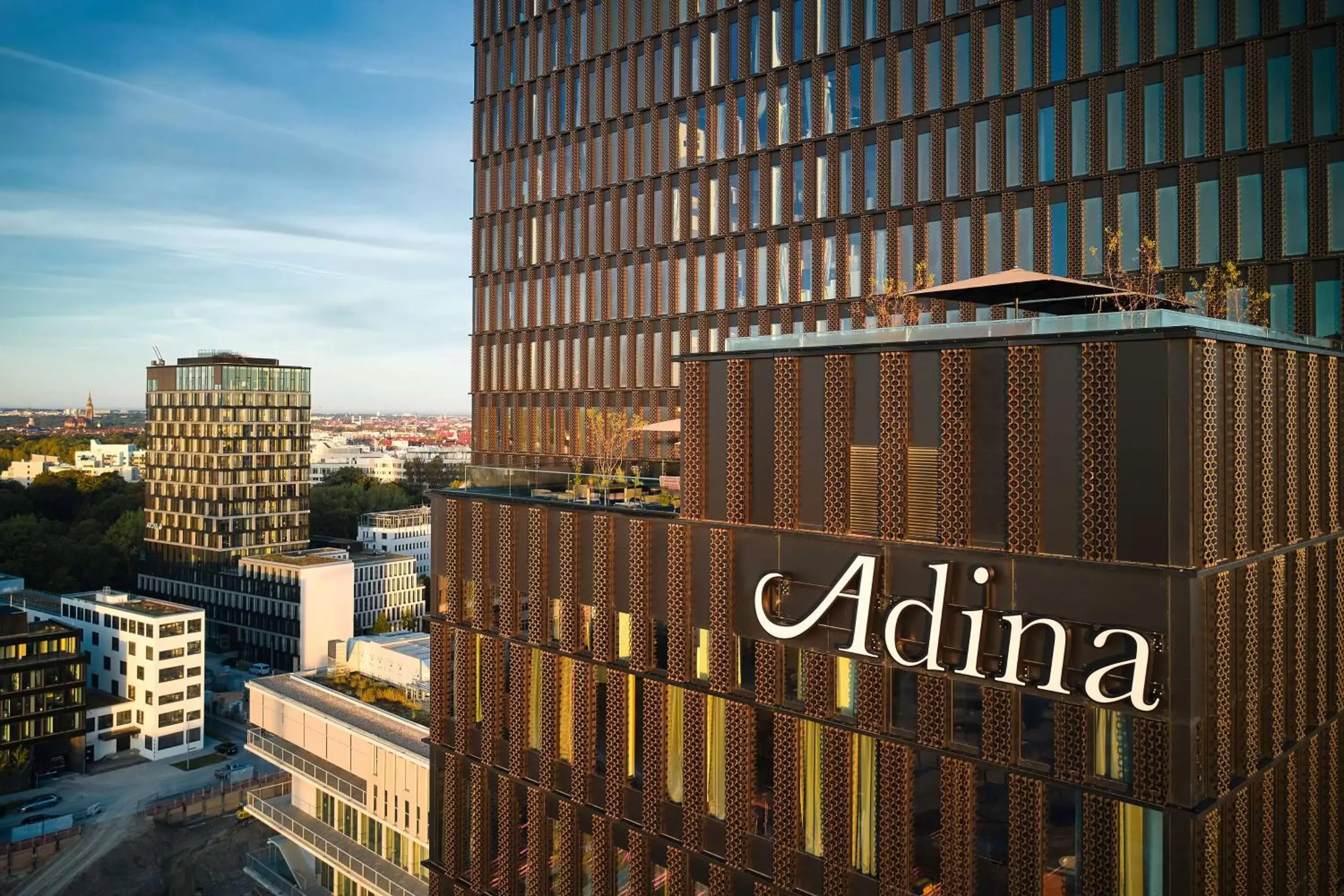 Property building in Adina Apartment Hotel Munich
