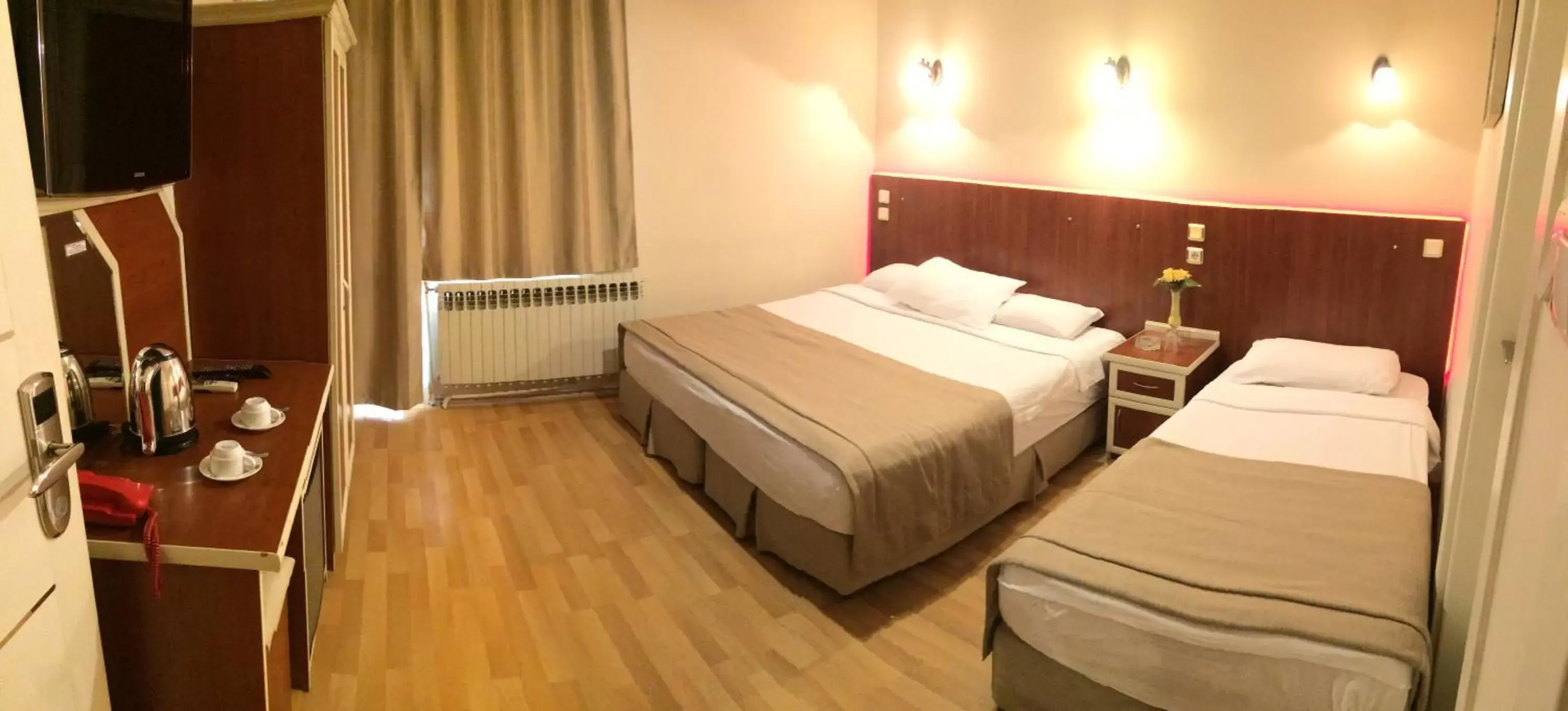 Bed in Ayvazali Hotel