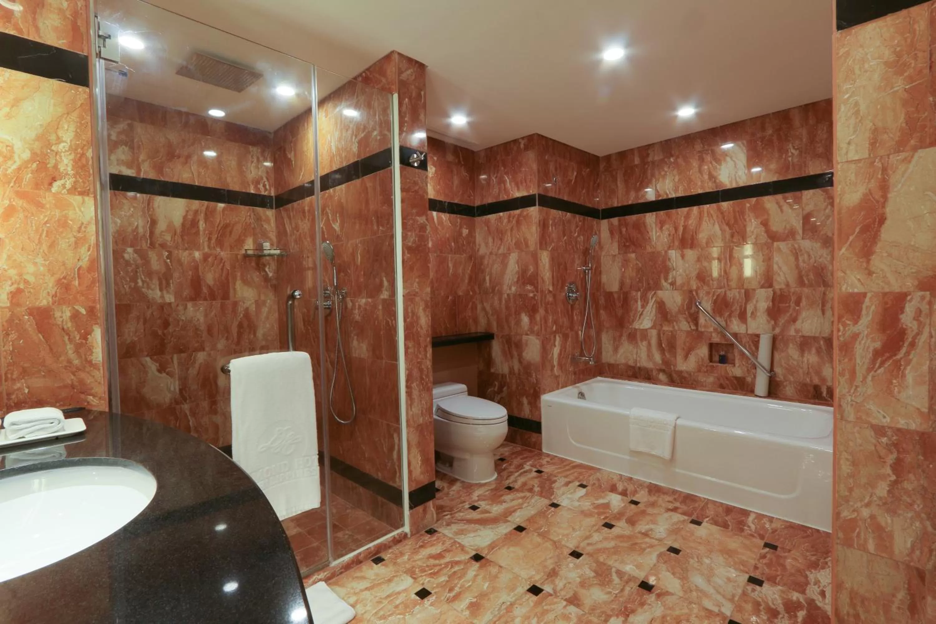 Bathroom in Diamond Hotel Philippines