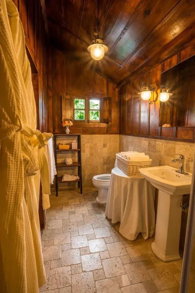 Bathroom in Hotel Finca Lerida Coffee Plantation and Boutique Hotel