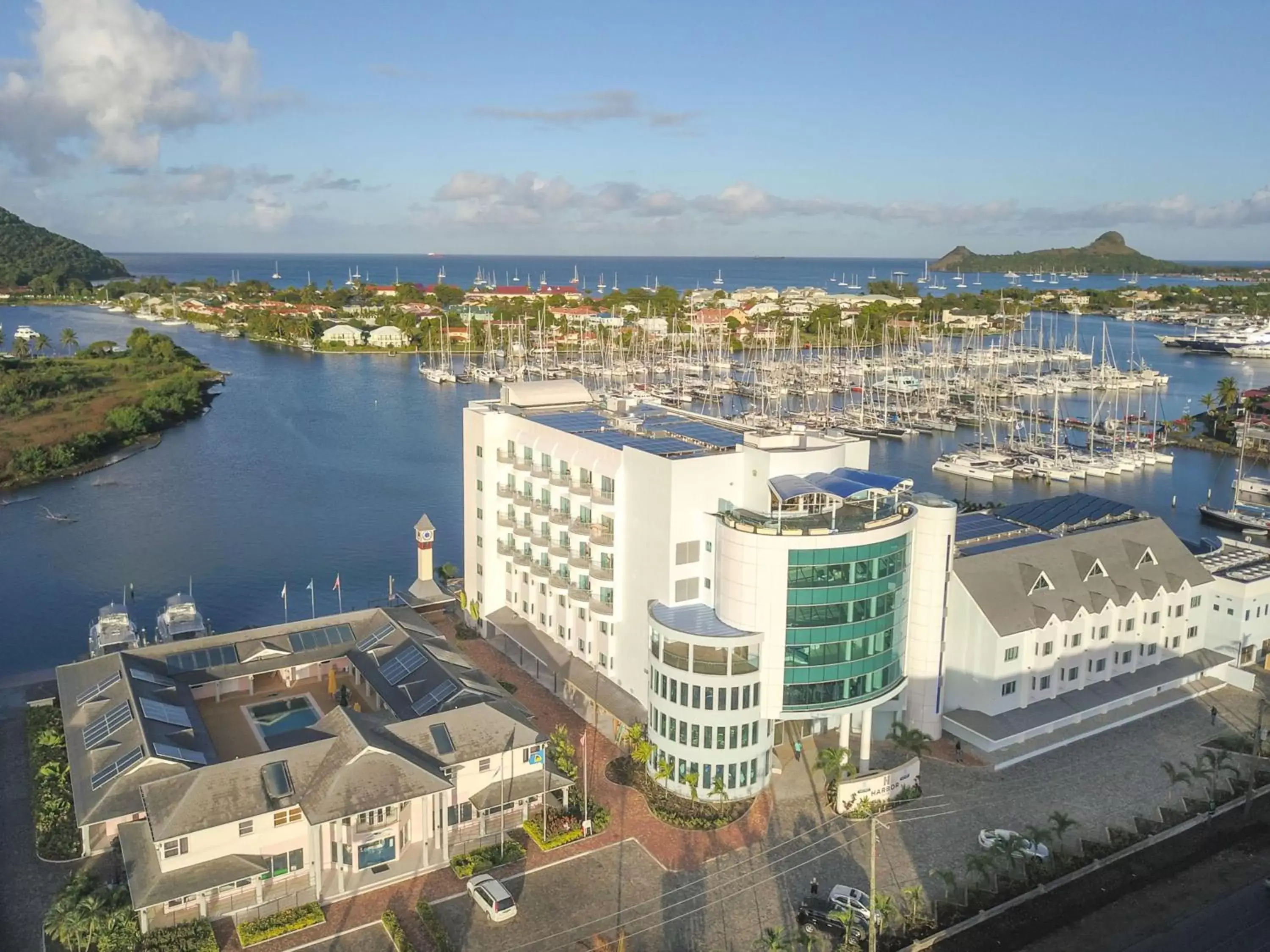 Property building, Bird's-eye View in Harbor Club St Lucia, Curio Collection by Hilton