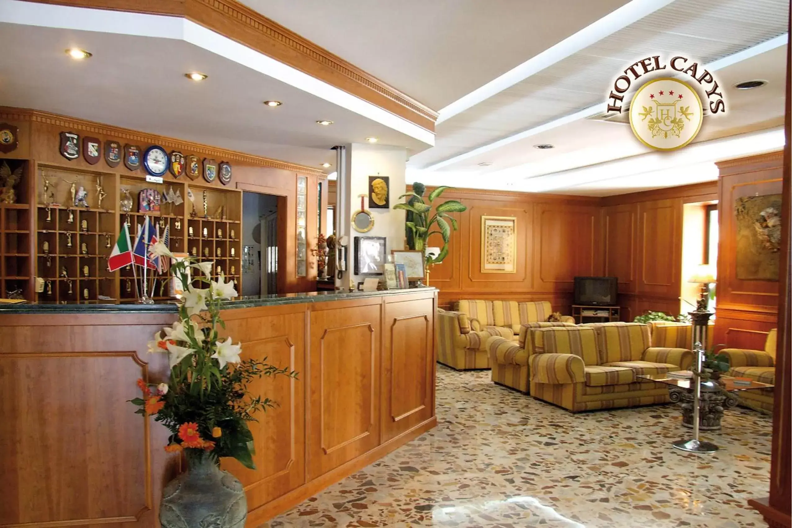 Lobby or reception in Hotel Capys