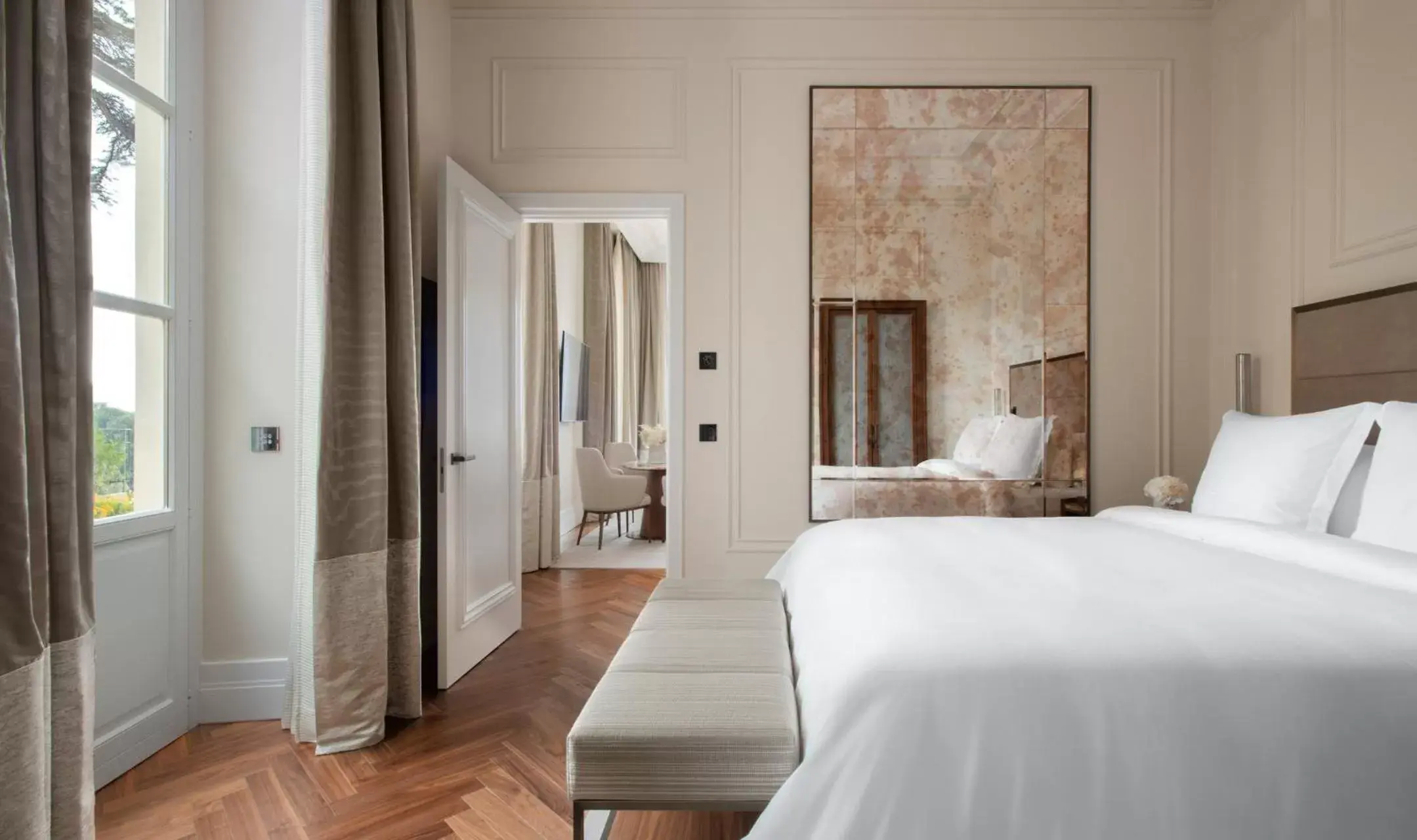 Bed in San Domenico Palace, Taormina, A Four Seasons Hotel