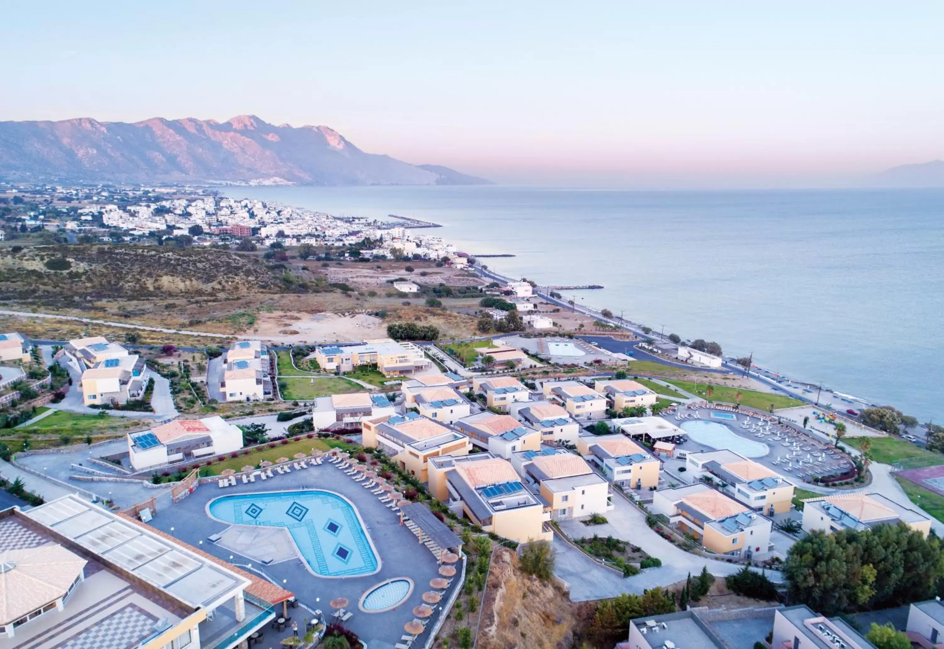 Bird's-eye View in Grand Blue Beach Hotel