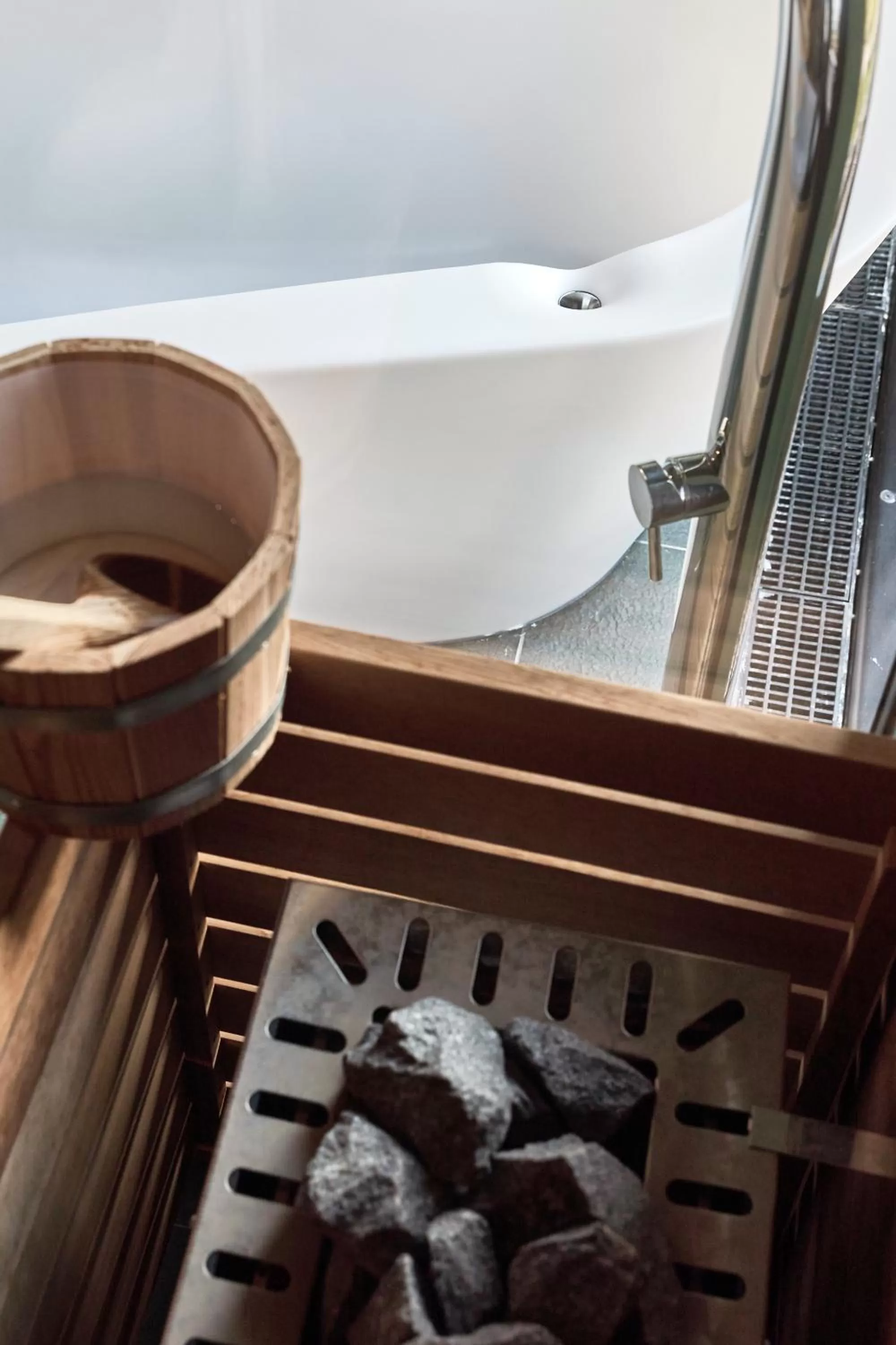 Sauna in Floris Green Suites by Parc Hotel Florian