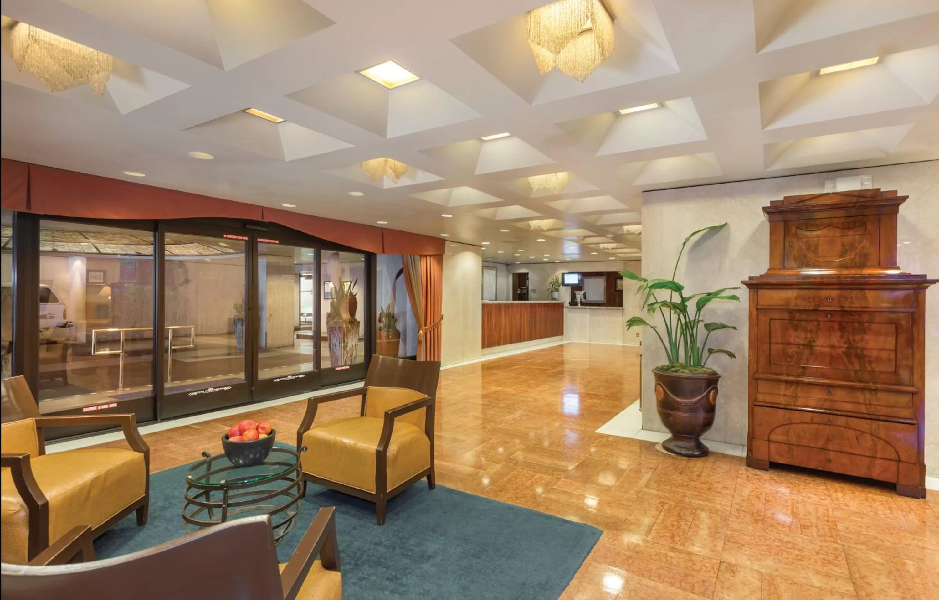 Lobby or reception in The Donatello Hotel