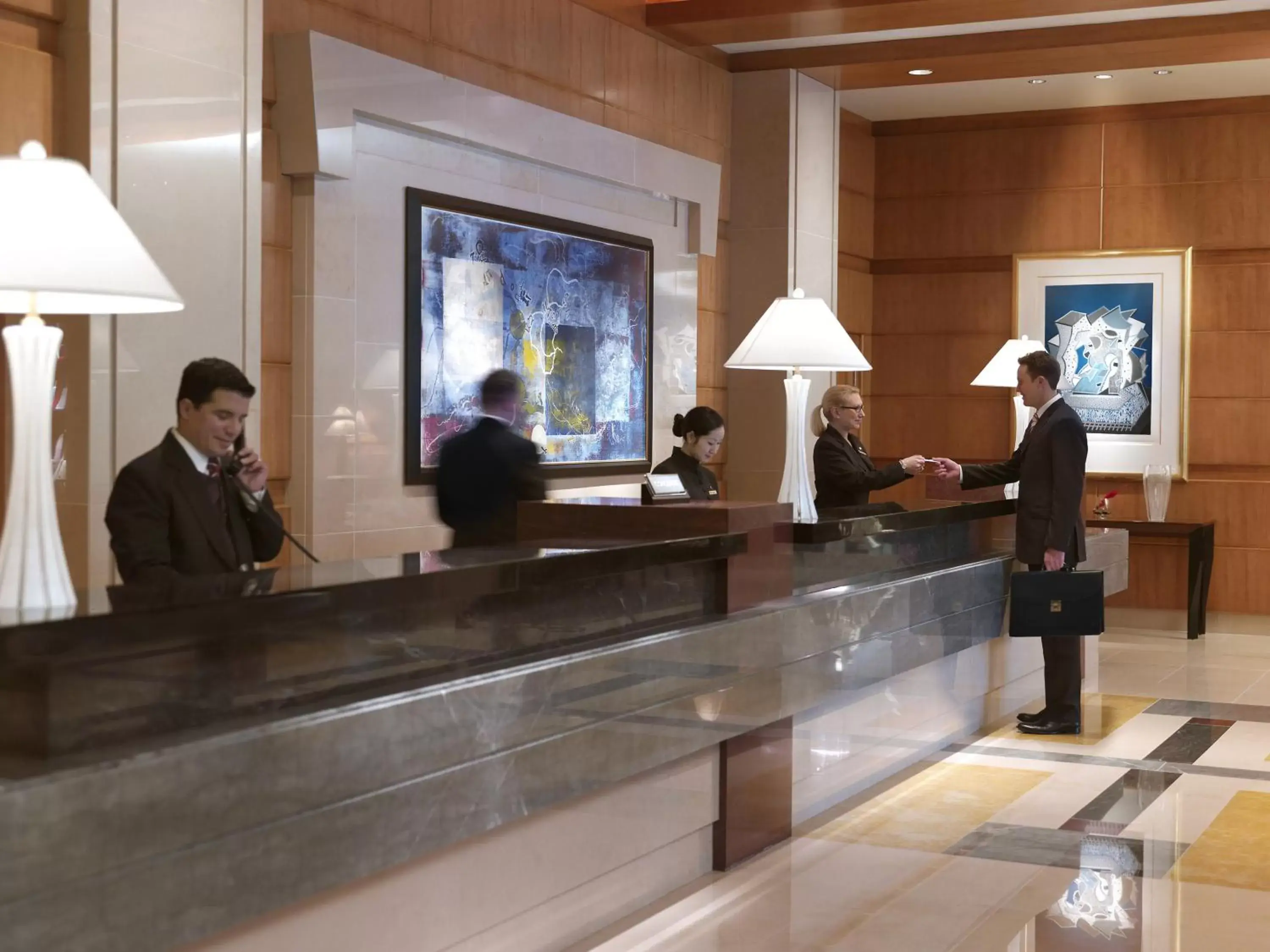 Lobby or reception, Lobby/Reception in Mandarin Oriental Boston