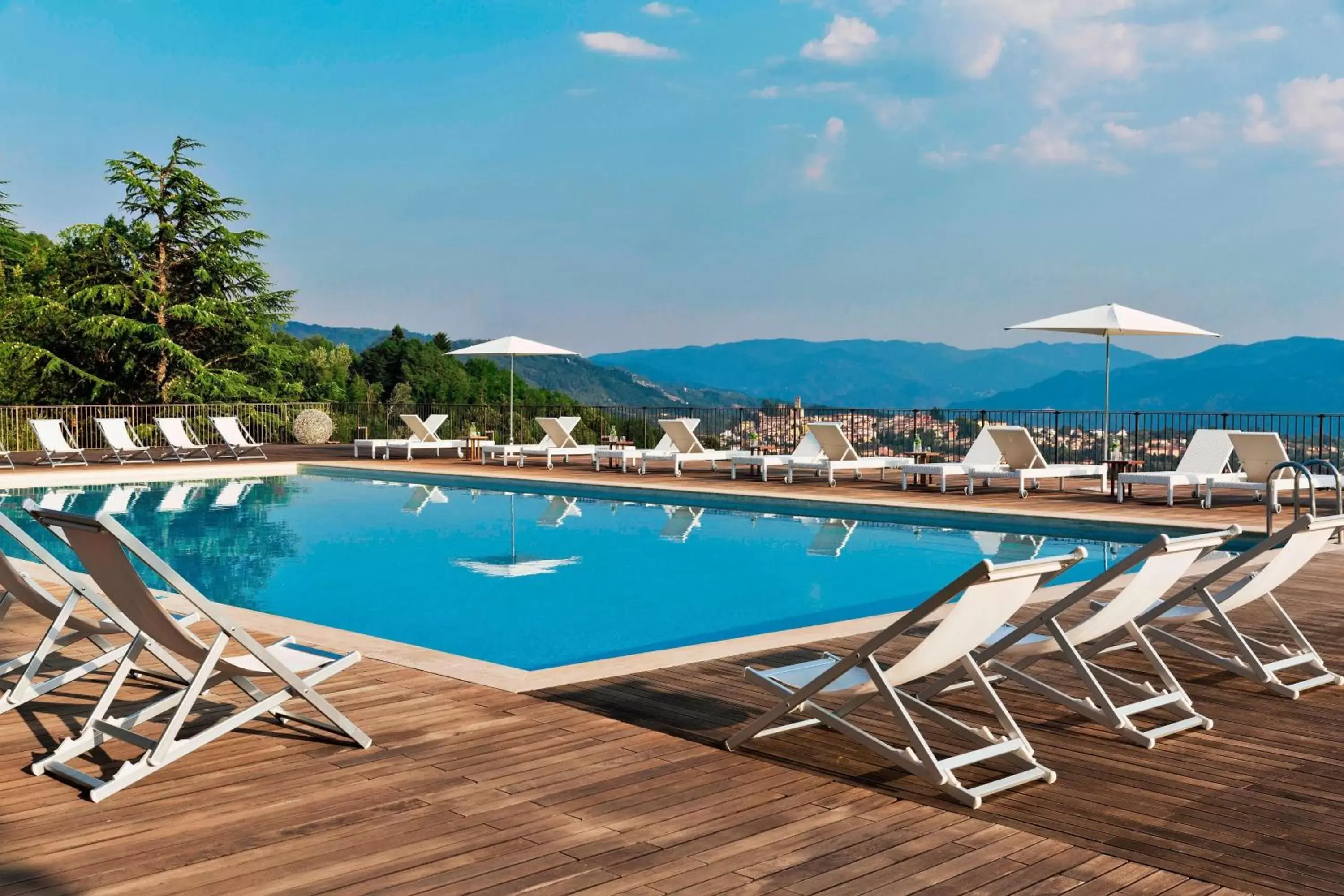 Swimming Pool in Renaissance Tuscany Il Ciocco Resort & Spa
