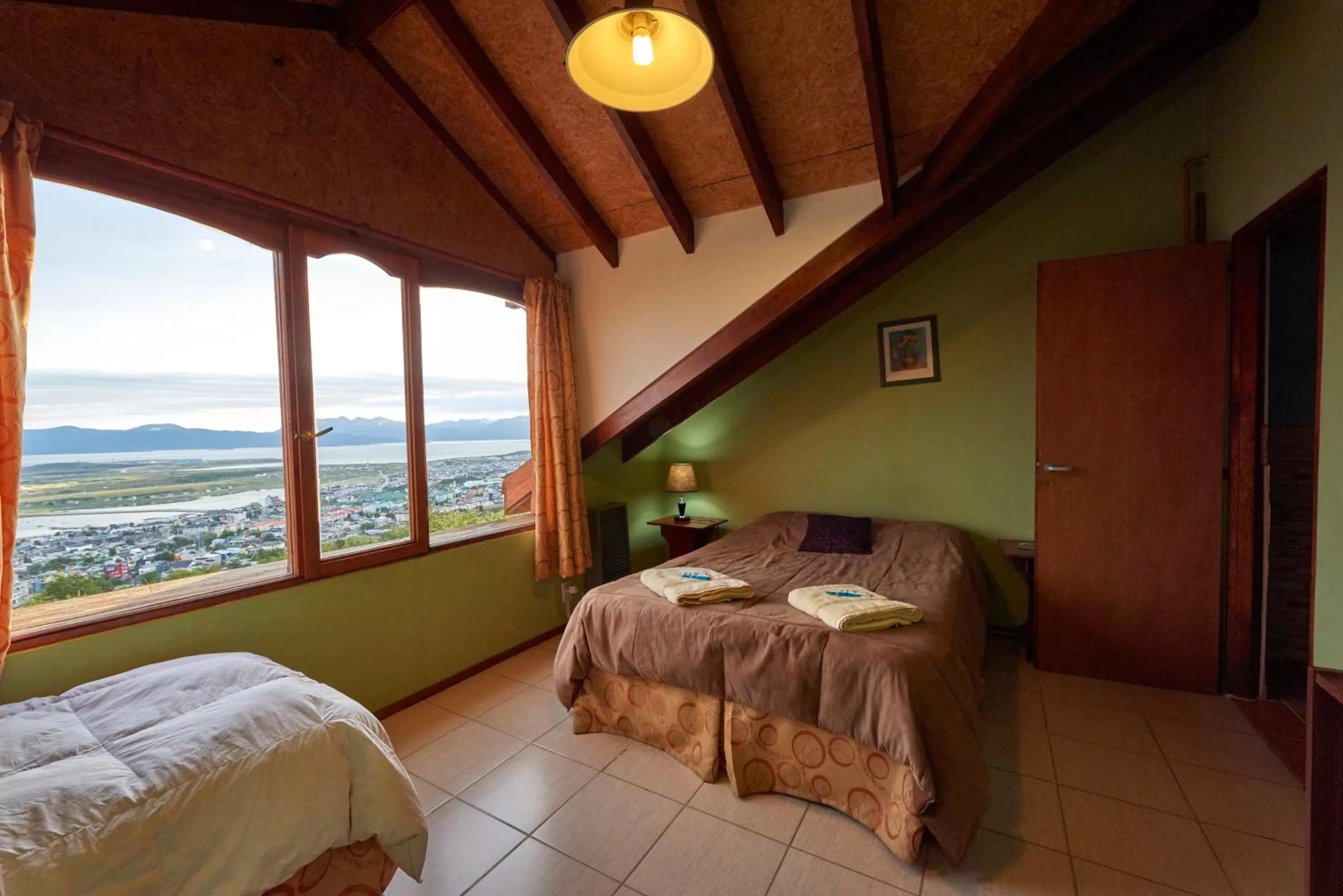 City view, Bed in Mirador del Beagle Hosteria