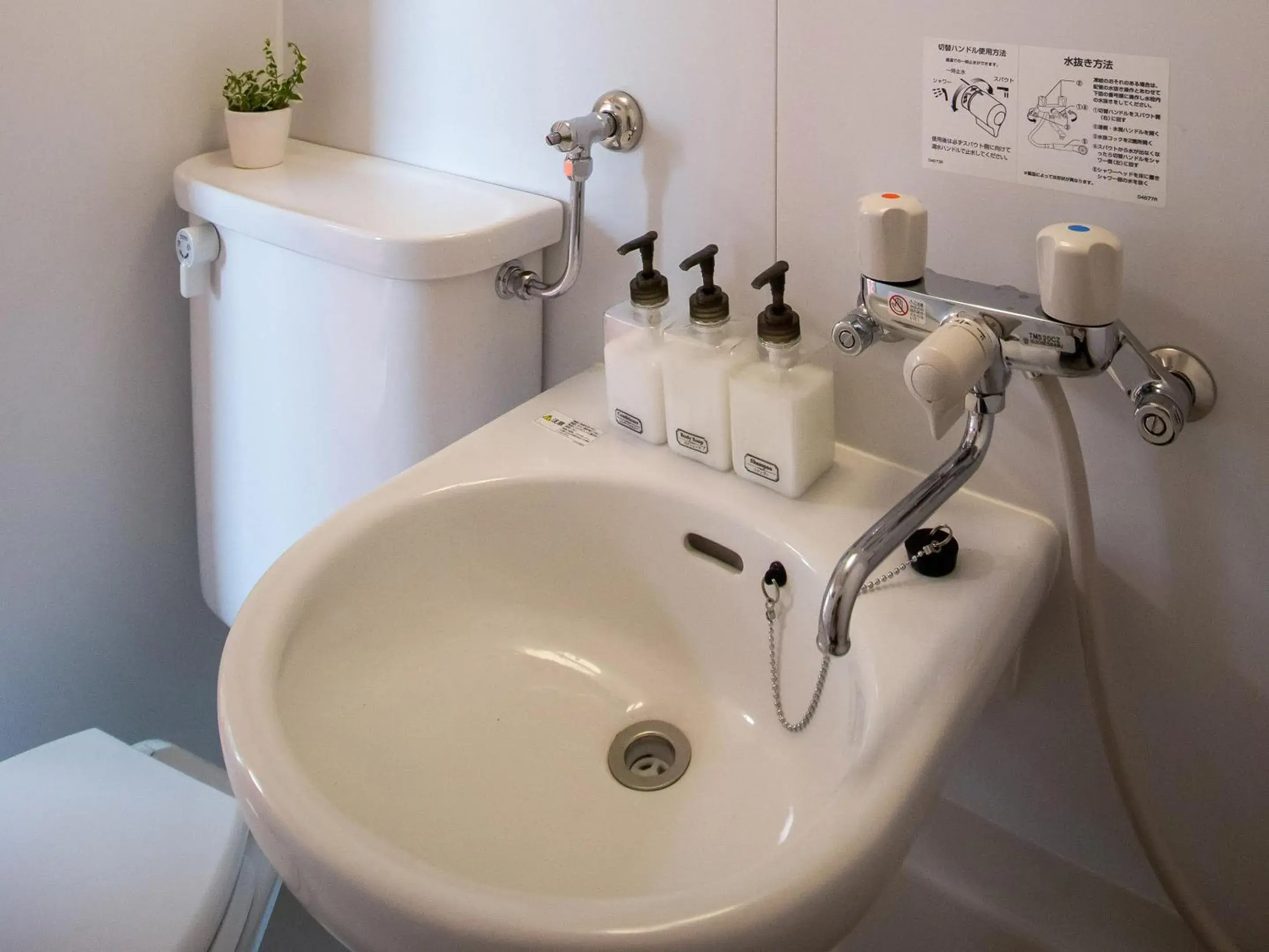 Toilet, Bathroom in Brick House Furano