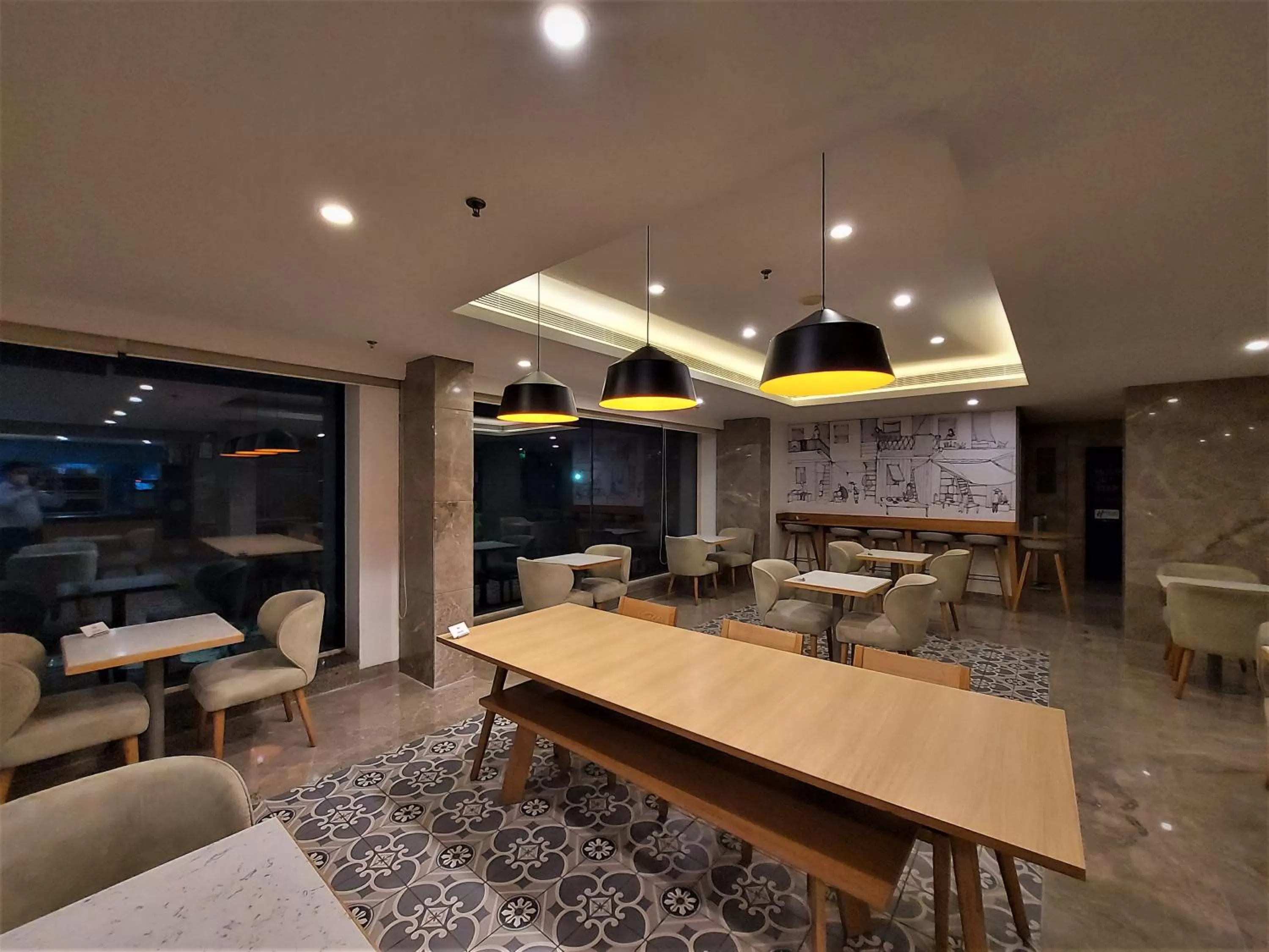 Restaurant/places to eat in Holiday Inn Express Ahmedabad Prahlad Nagar by IHG