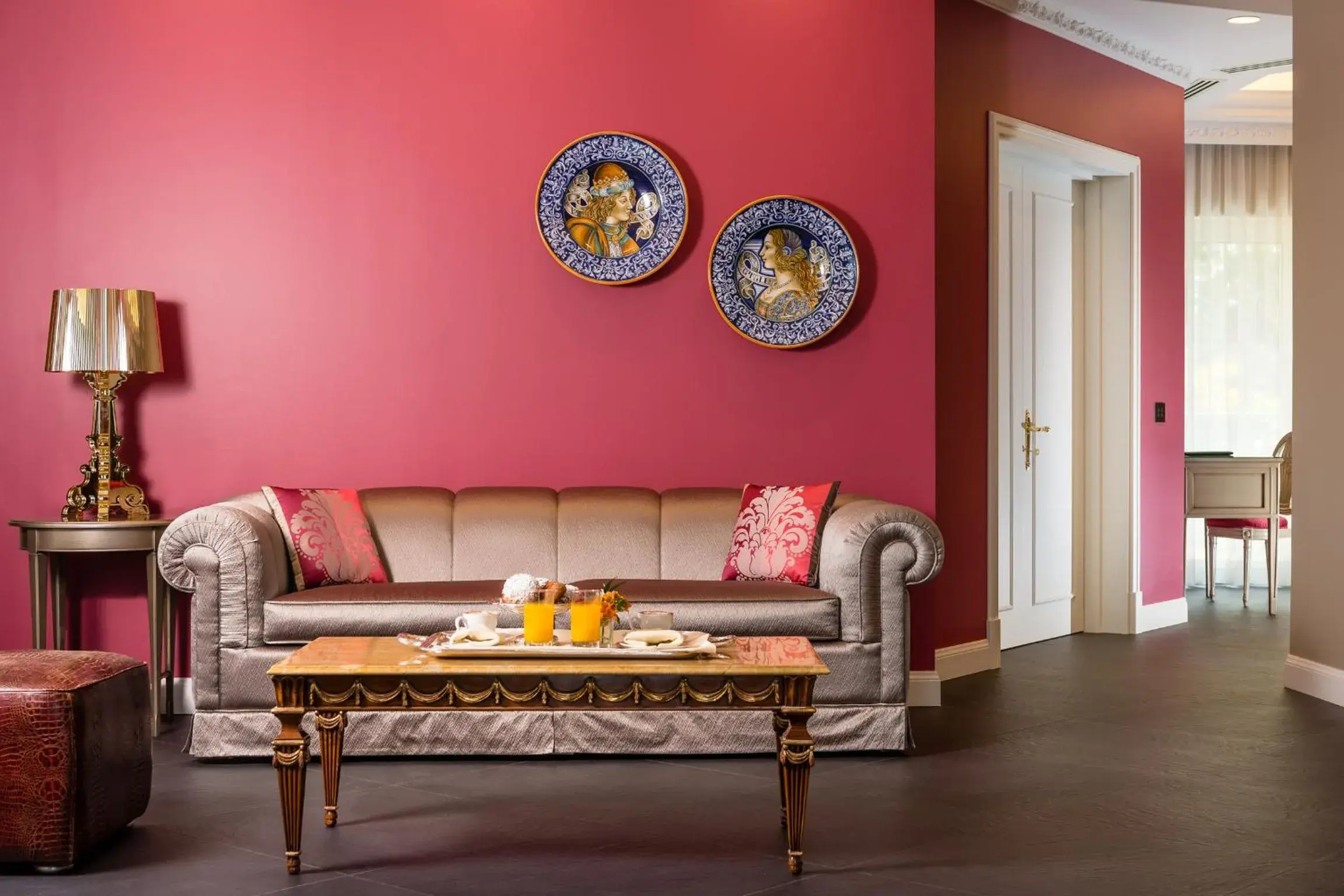 Living room, Seating Area in Hotel Villa E Palazzo Aminta