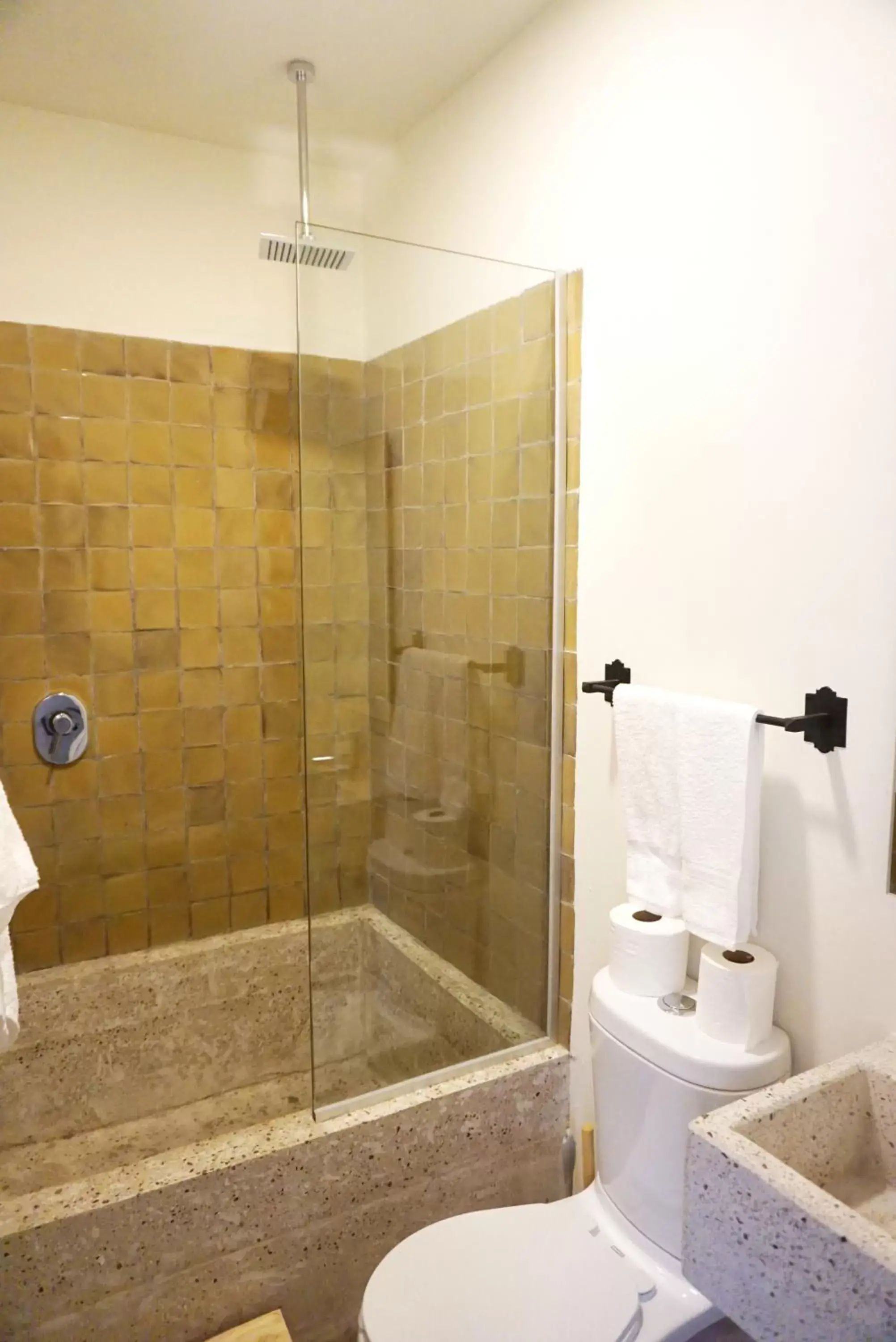 Bathroom in Casa Morelos by Barrio Mexico