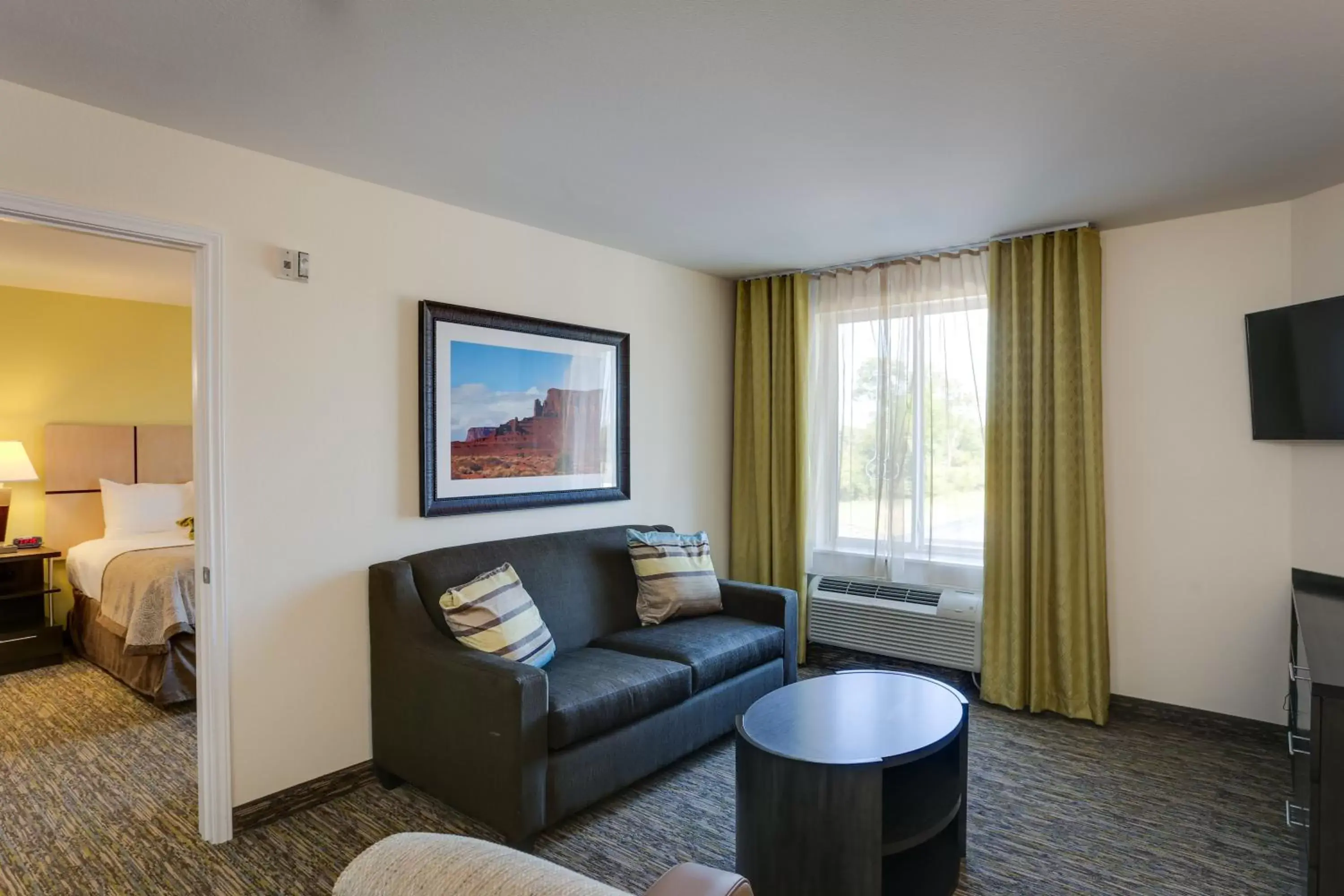 Photo of the whole room, Seating Area in Candlewood Suites College Station, an IHG Hotel
