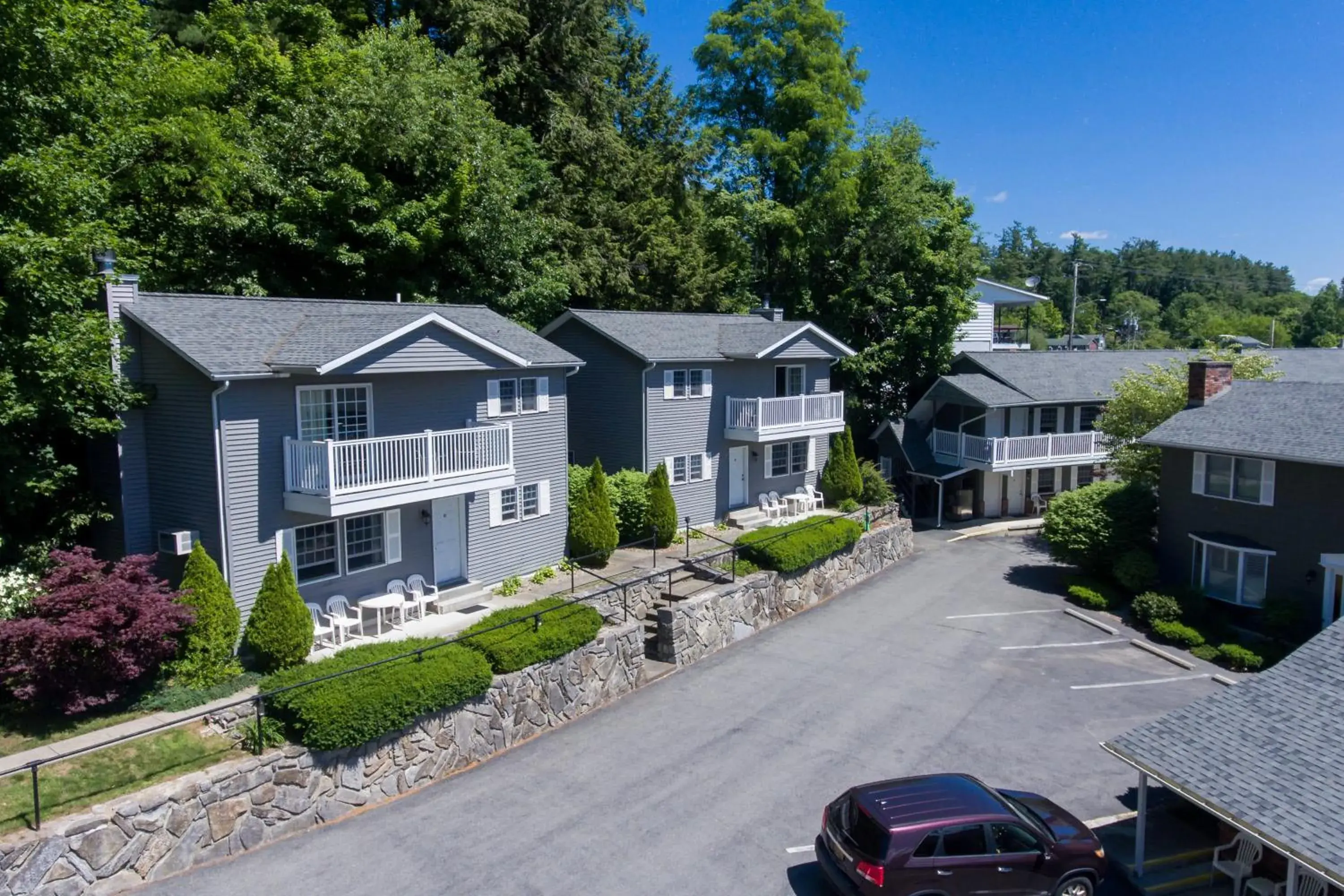 Property building in Americas Best Value Inn & Suites Lake George