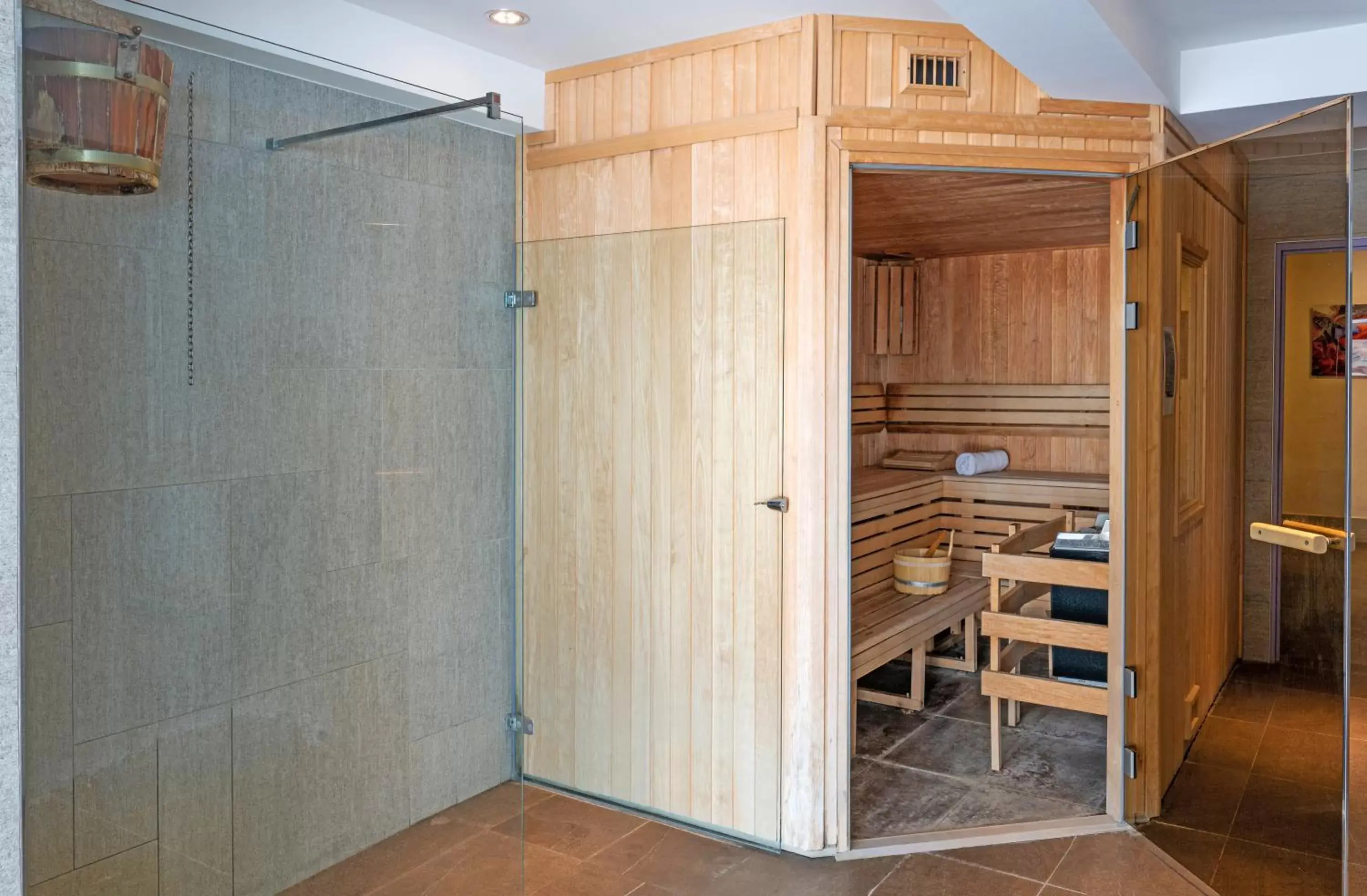 Sauna, Spa/Wellness in Hôtel L'Aiguille Percée