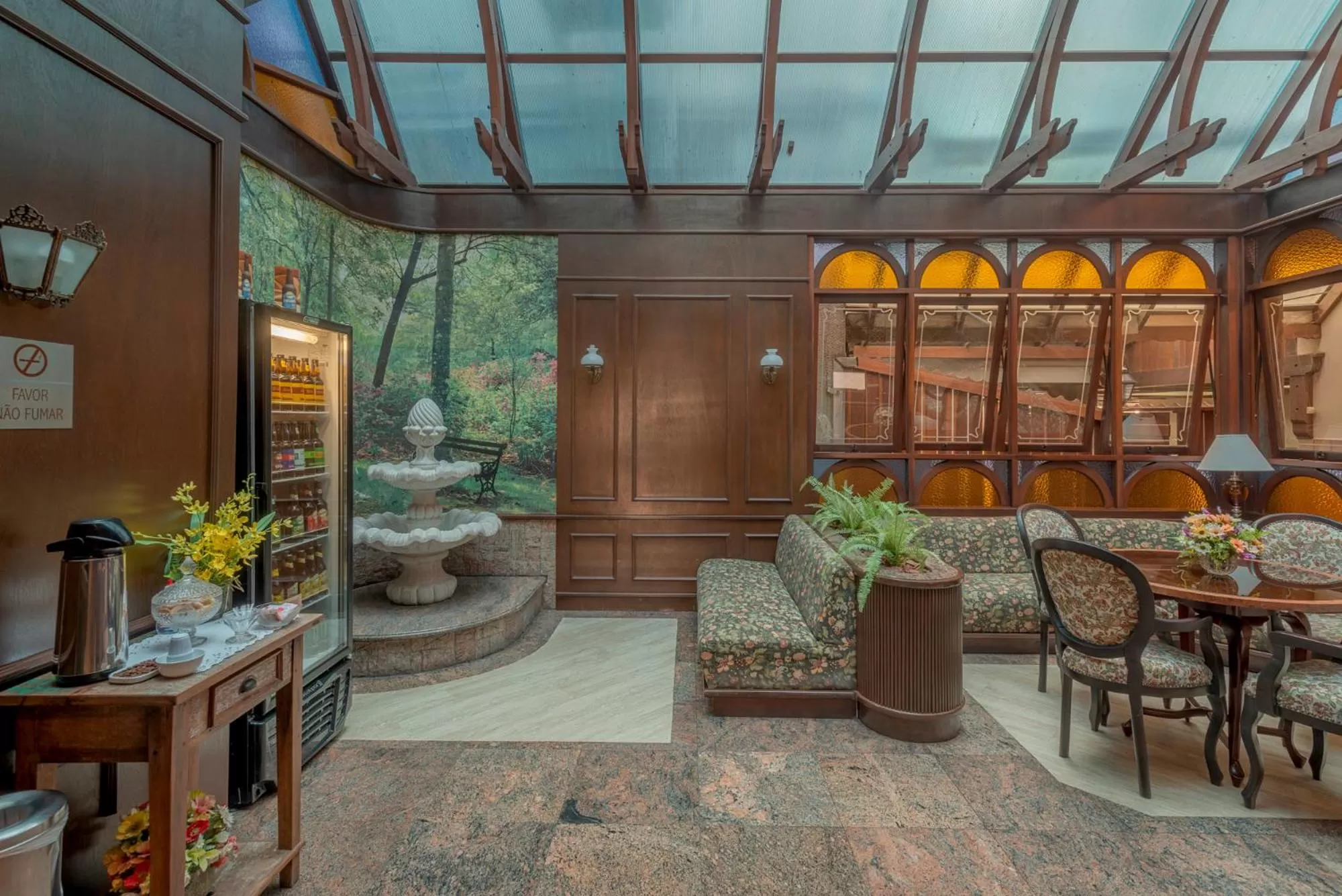 Lobby or reception in Hotel Glória Blumenau