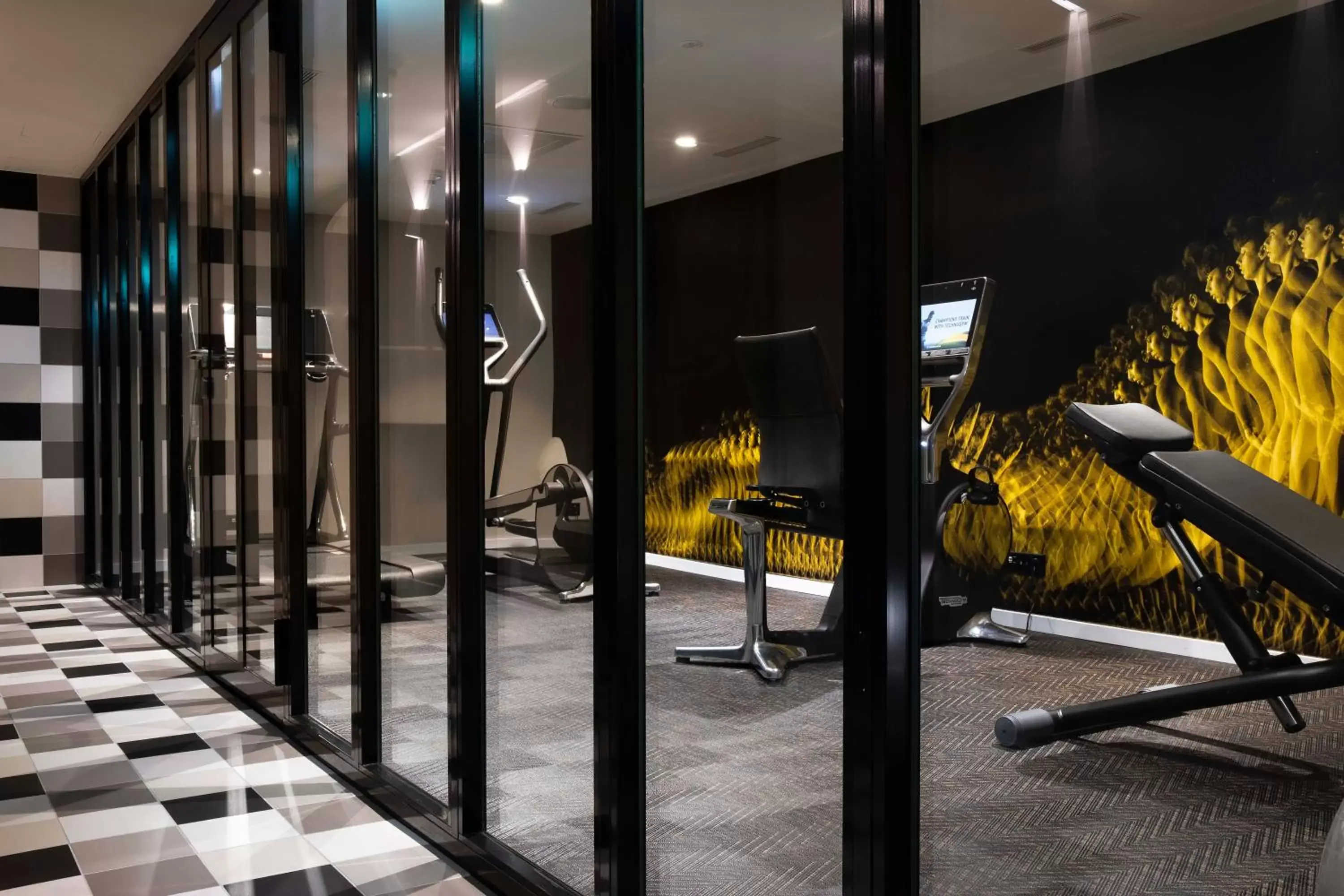 Fitness centre/facilities in Hotel D Geneva