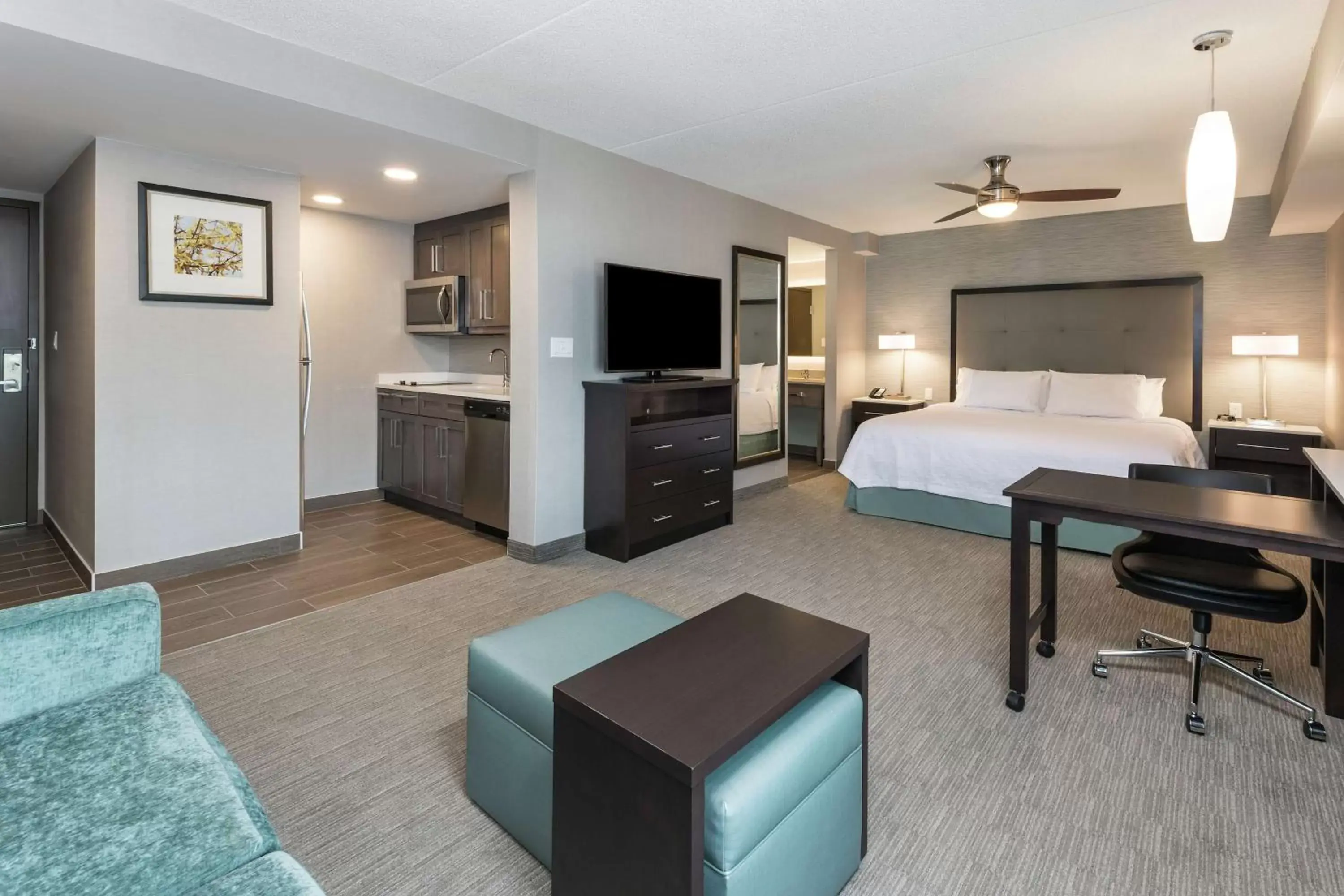 Bedroom in Homewood Suites By Hilton Ottawa Airport