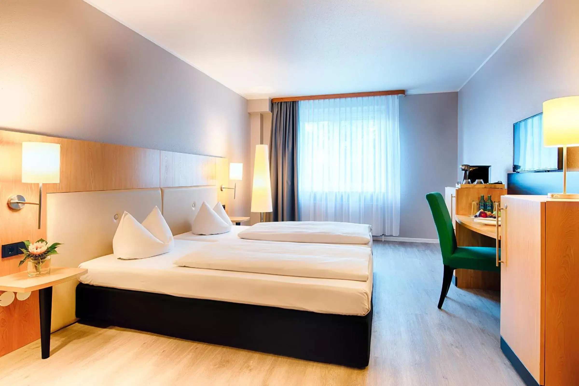 Photo of the whole room, Bed in ACHAT Hotel Egelsbach Frankfurt