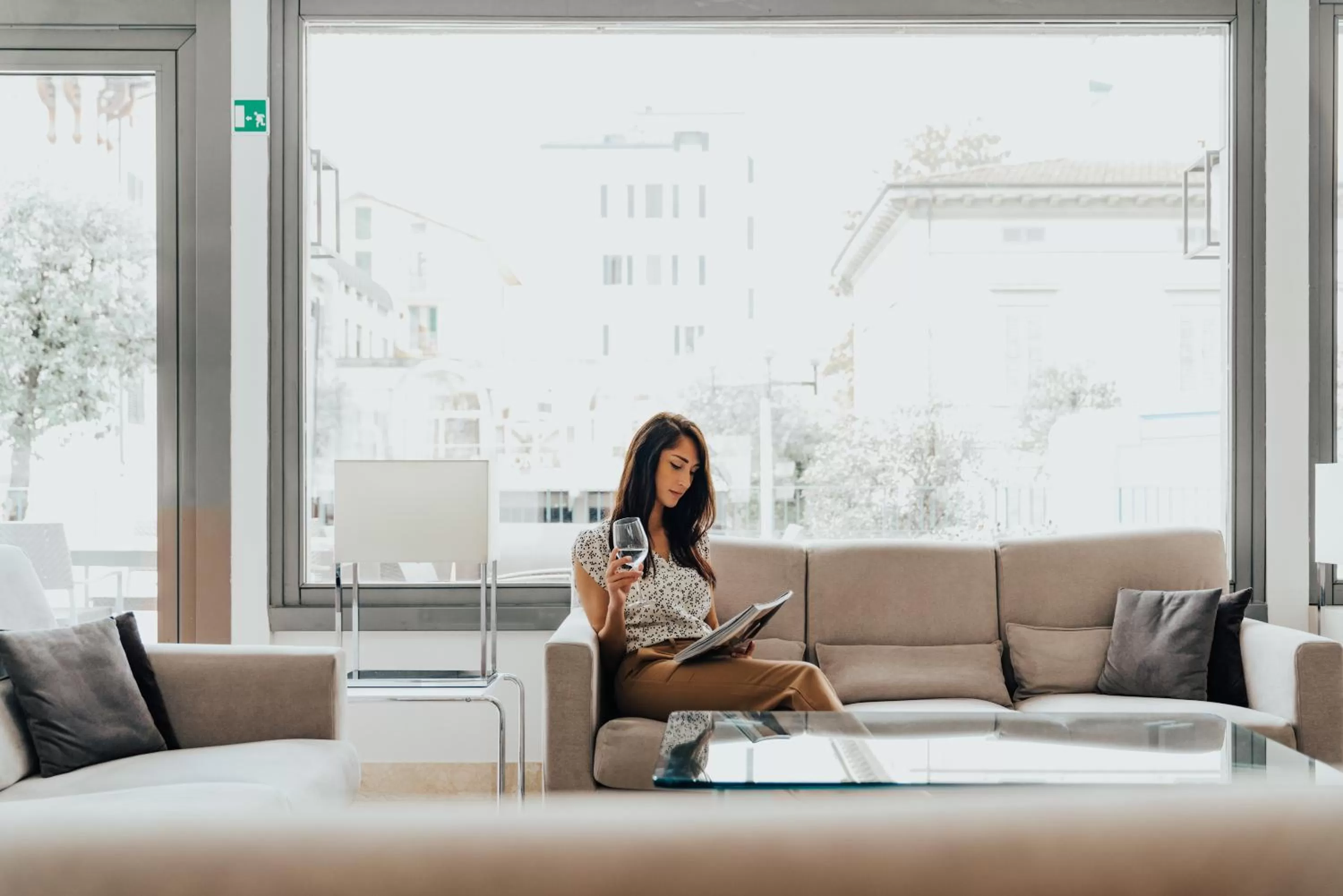 Lounge or bar in Grand Hotel Croce Di Malta