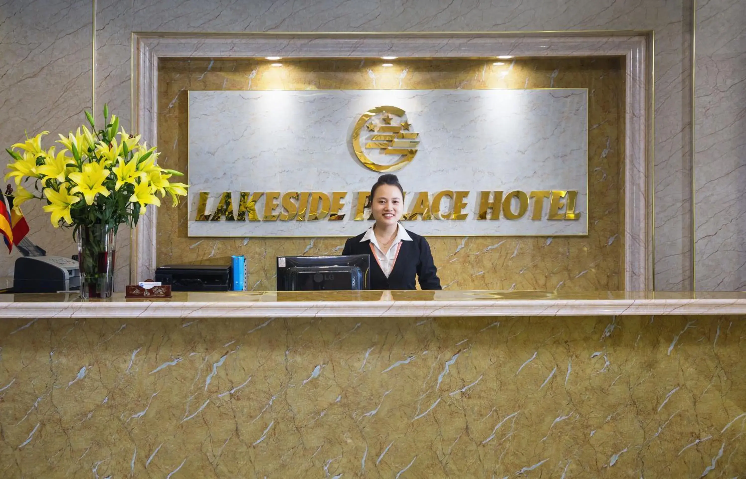 Lobby or reception in Lakeside Palace Hotel Lobby or reception in Lakeside Palace Hotel