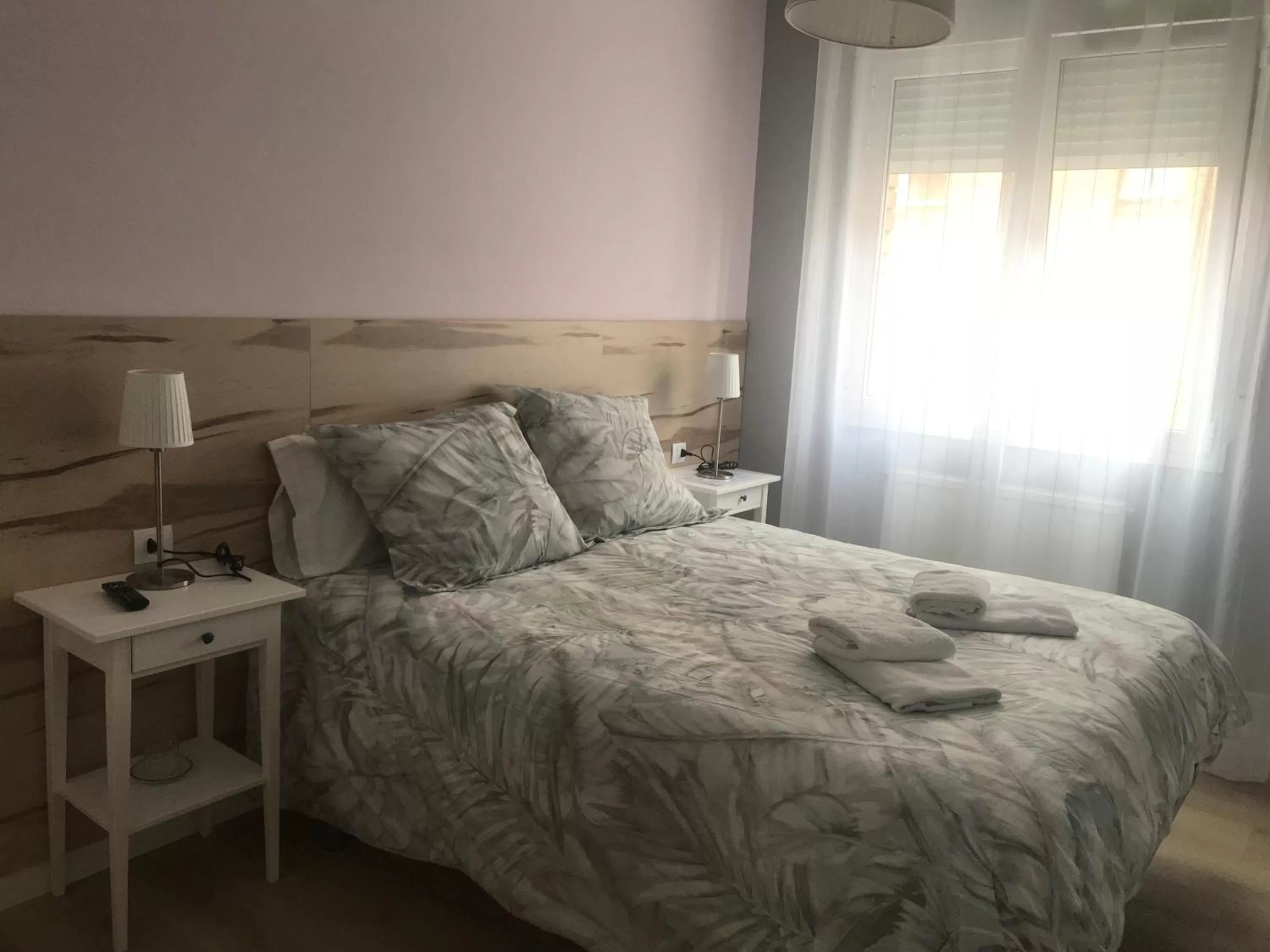 Bed in Alojamientos Iruña