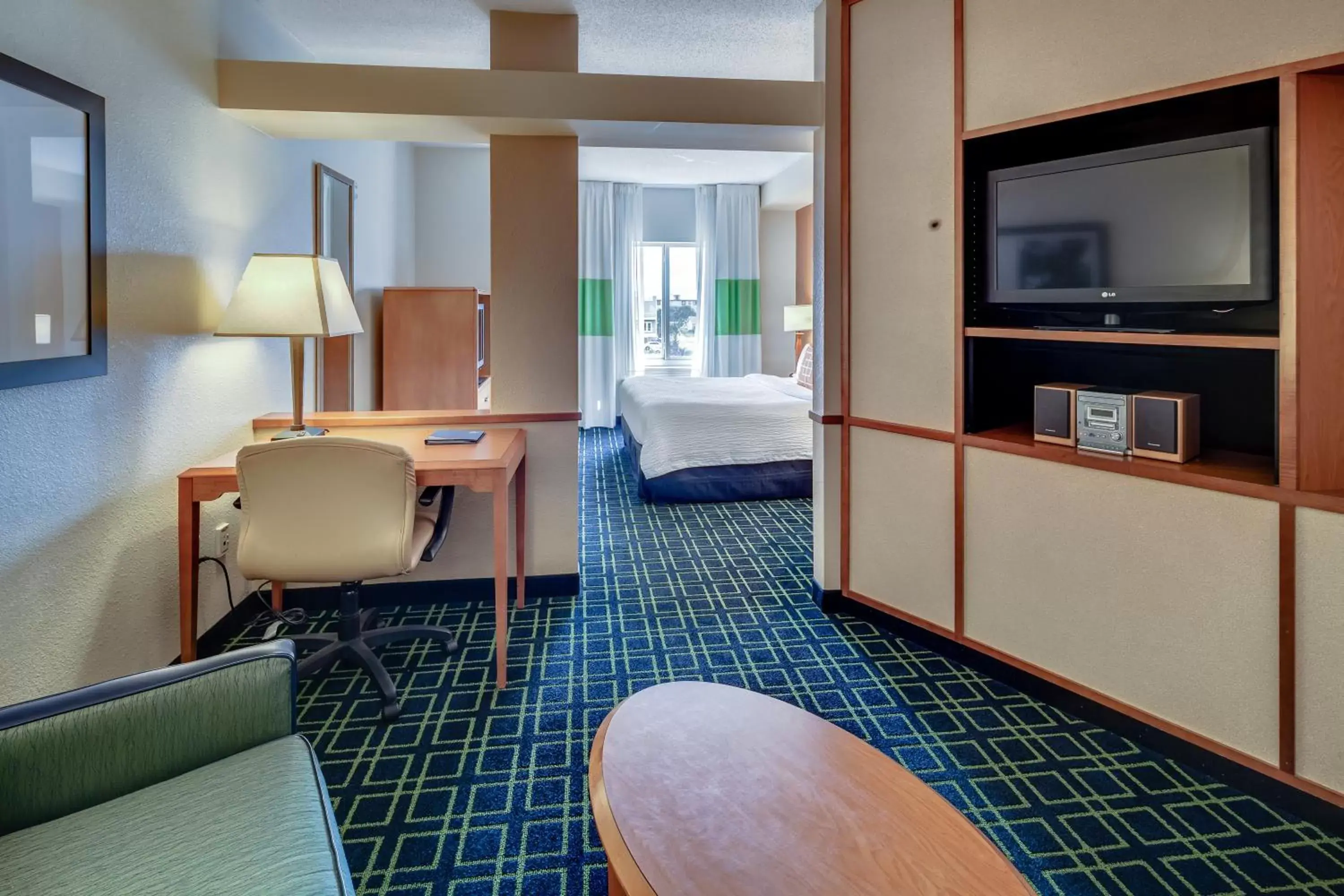 Seating area in Fairfield Inn and Suites Jacksonville Beach