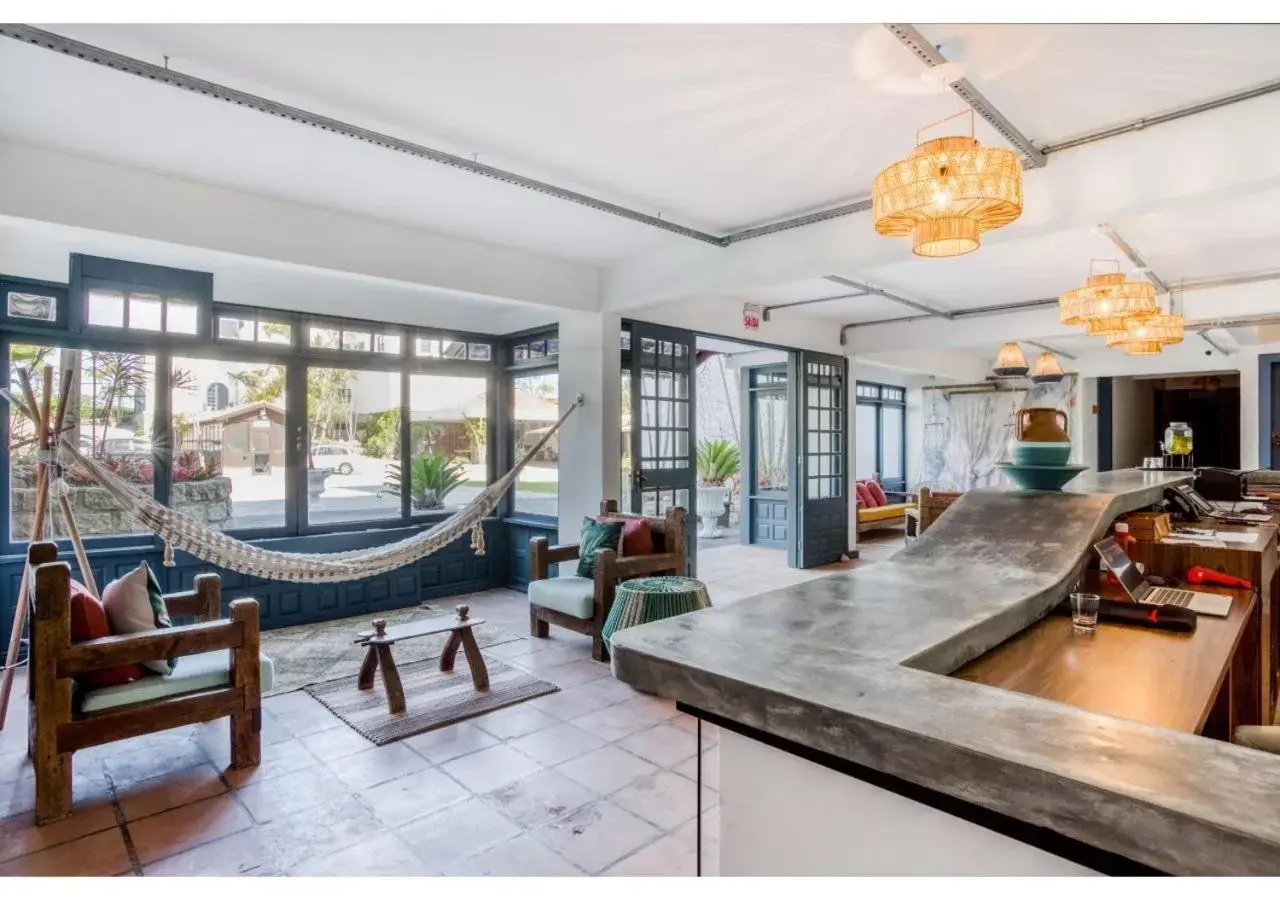 Lobby or reception in Selina Floripa Lobby or reception in Selina Floripa