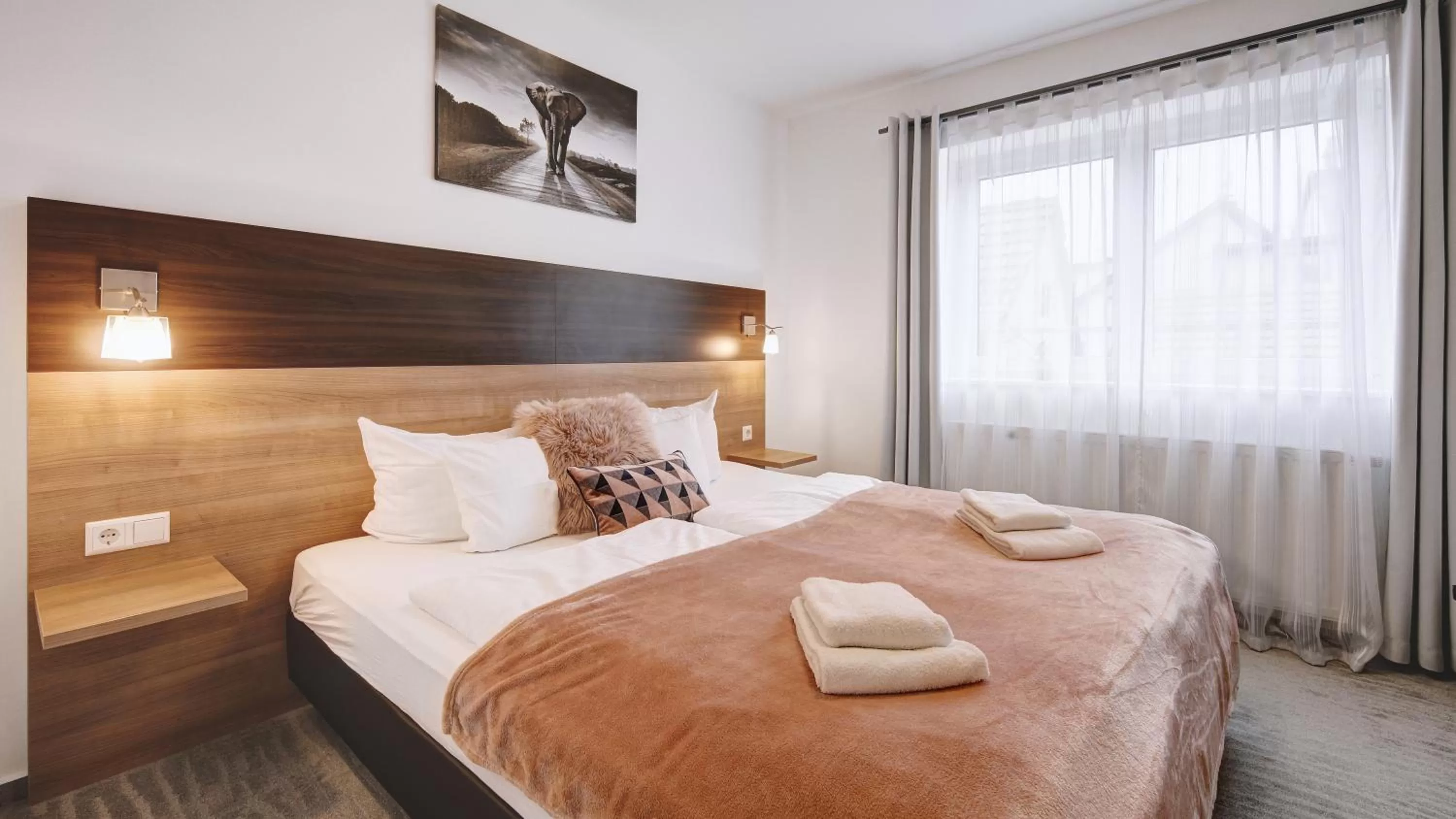 Bed in Boutique-Hotel Kronenstuben