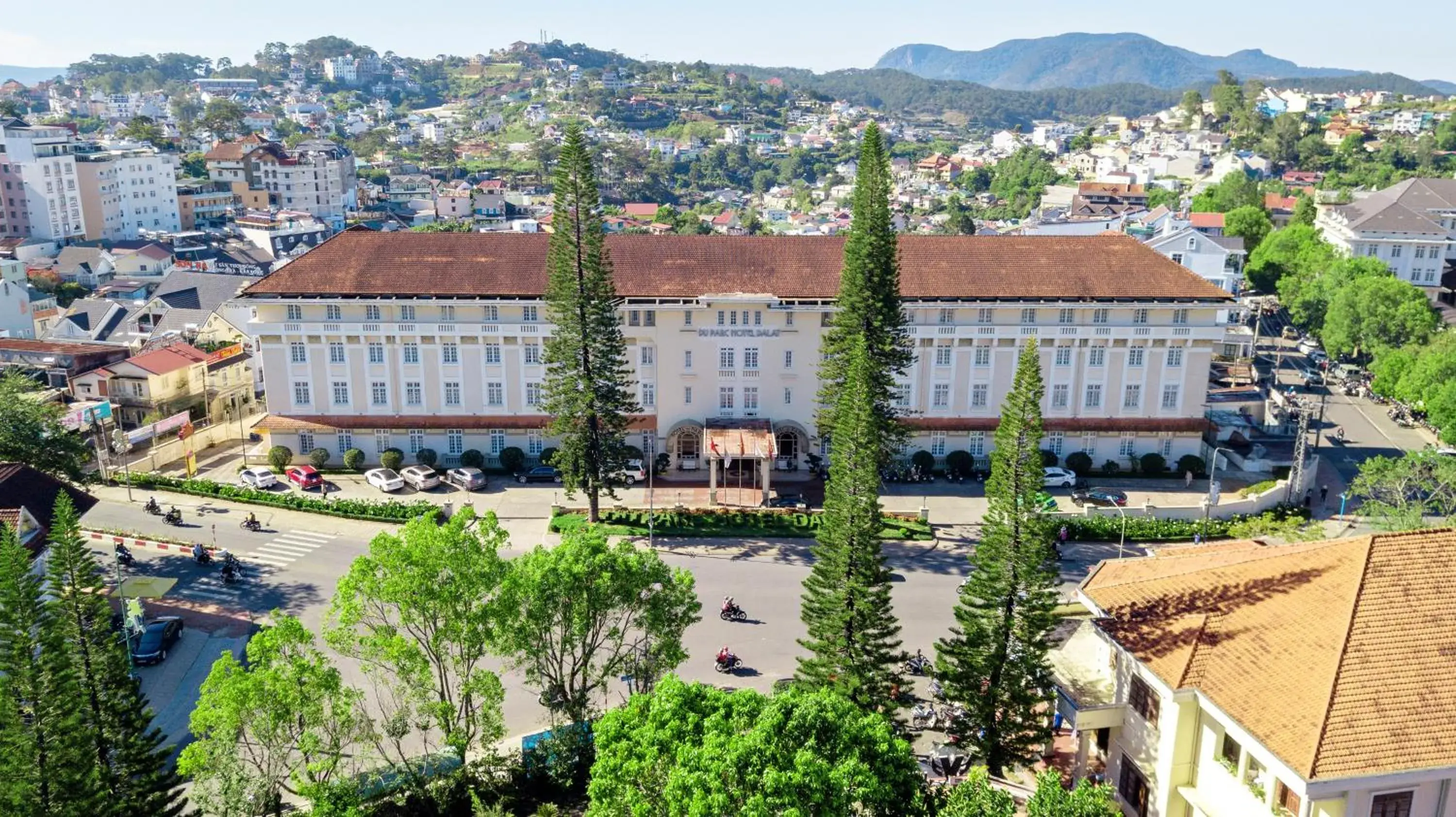 Bird's eye view, Bird's-eye View in Du Parc Hotel Dalat