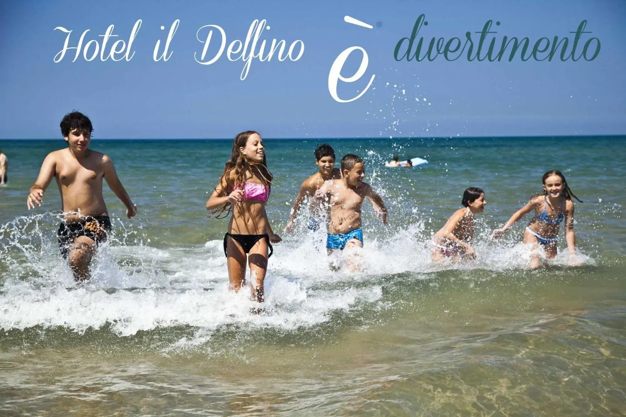 young children in Hotel il Delfino