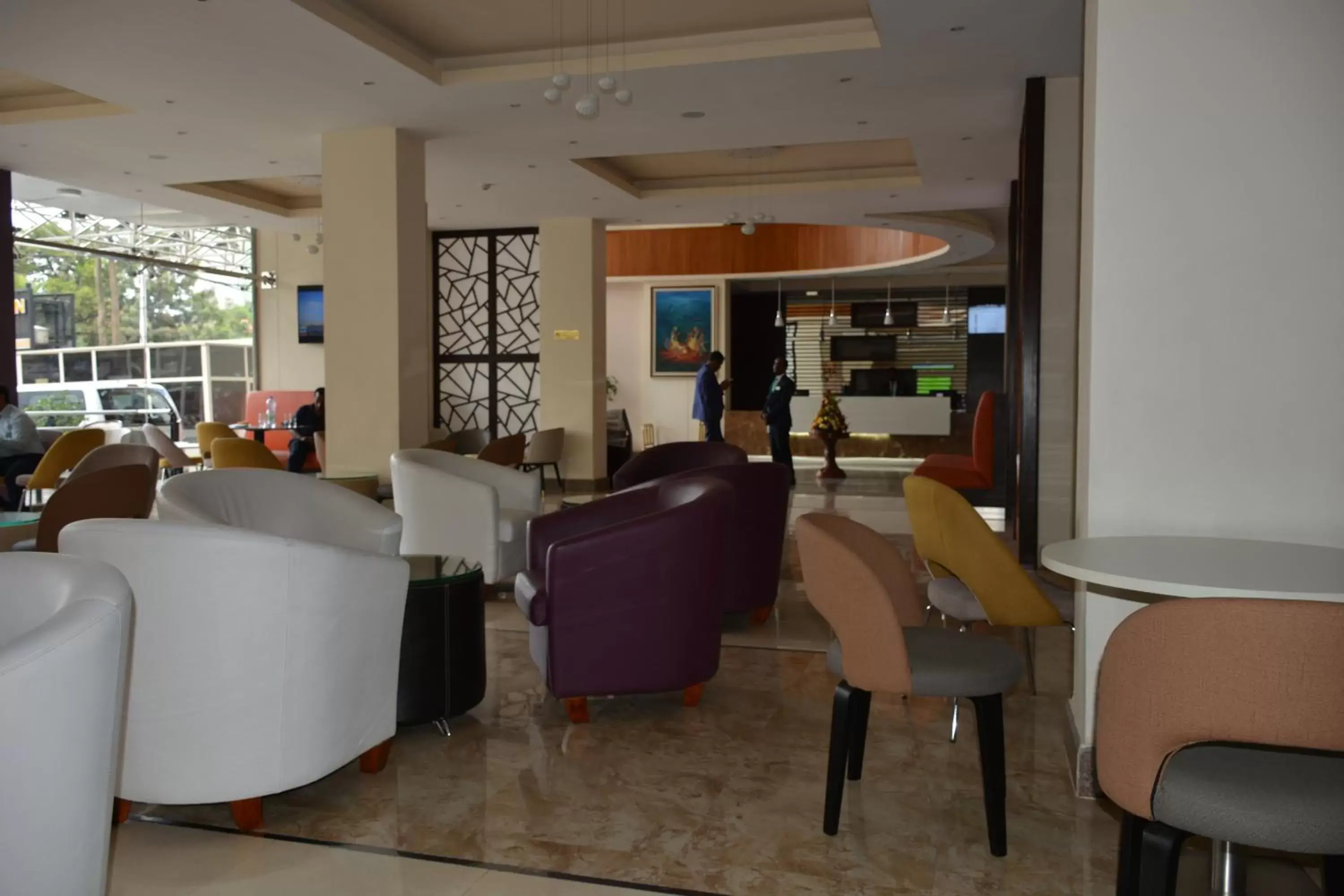 Lobby or reception, Lounge/Bar in Azzeman Hotel