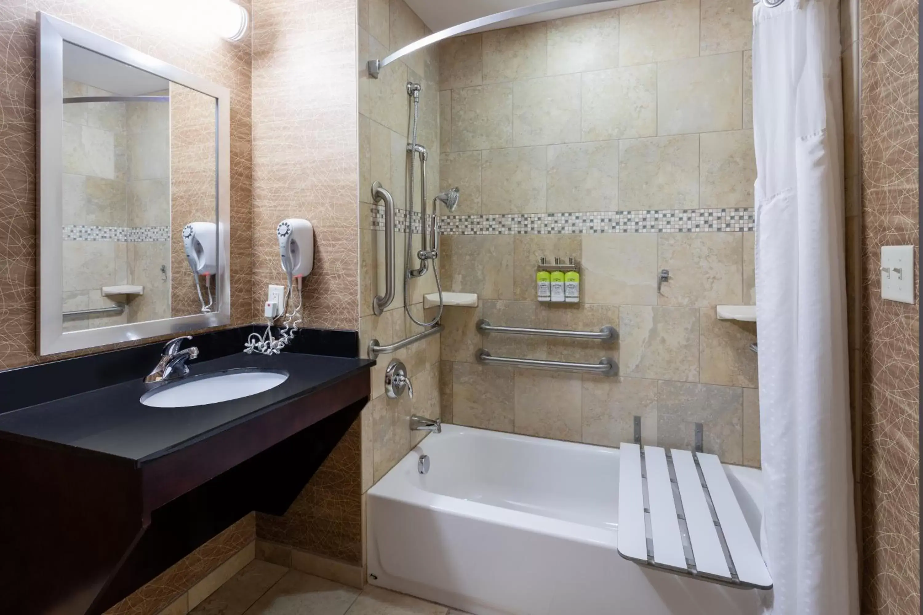 Bathroom in Holiday Inn Express and Suites Rochester West-Medical Center, an IHG Hotel