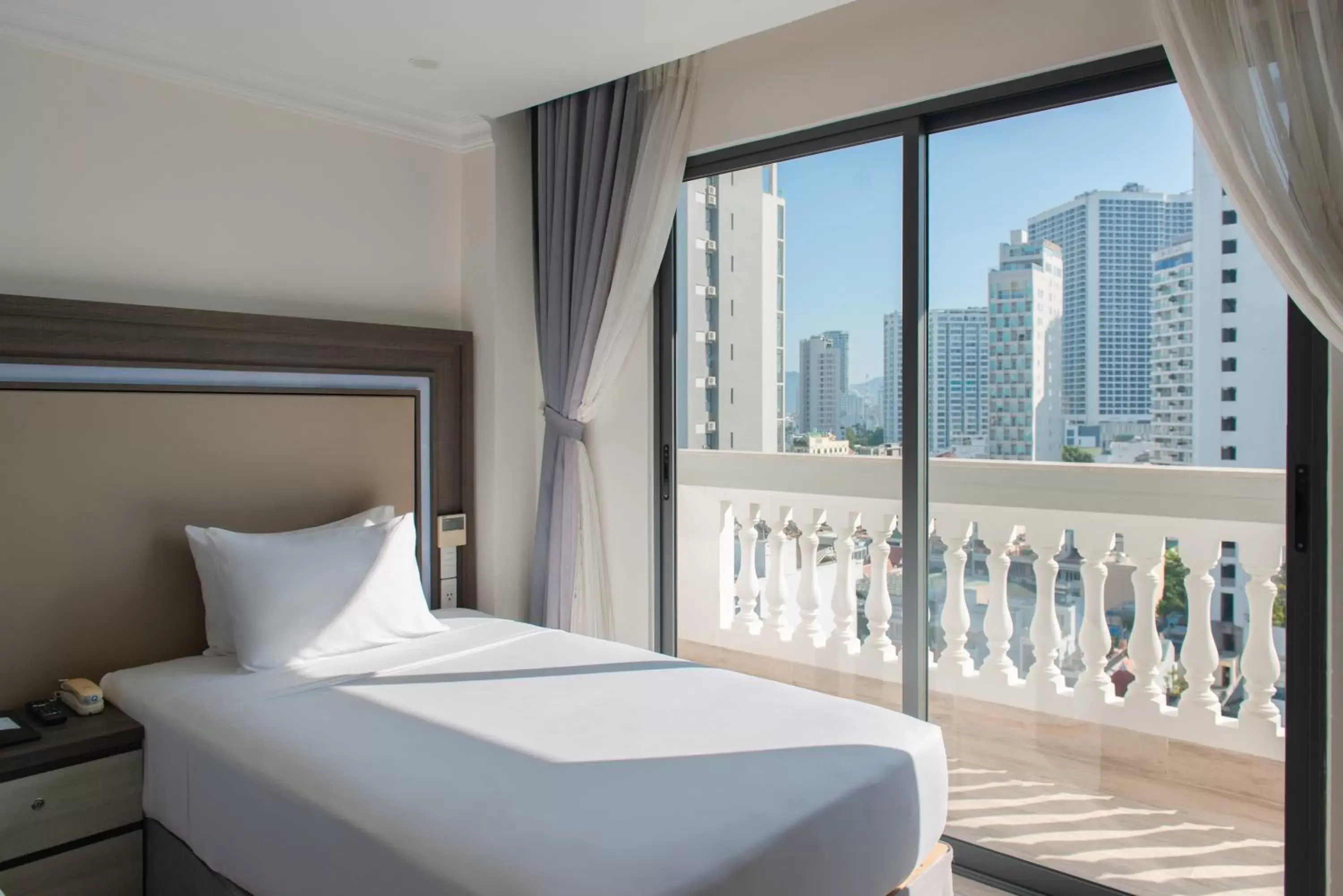 Bed in Seven Seas Hotel Nha Trang