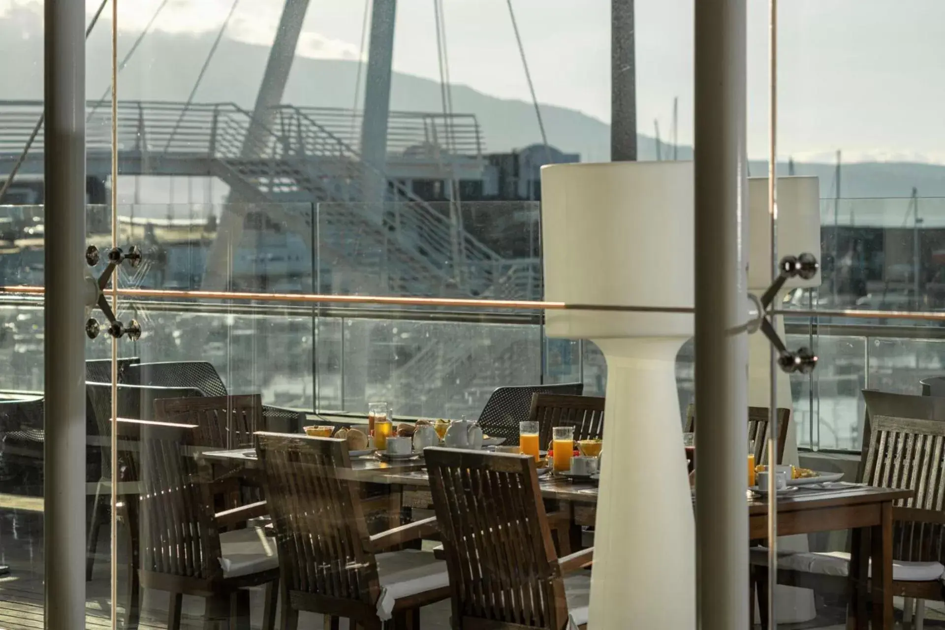 Balcony/Terrace, Restaurant/Places to Eat in Hotel Marina Atlântico