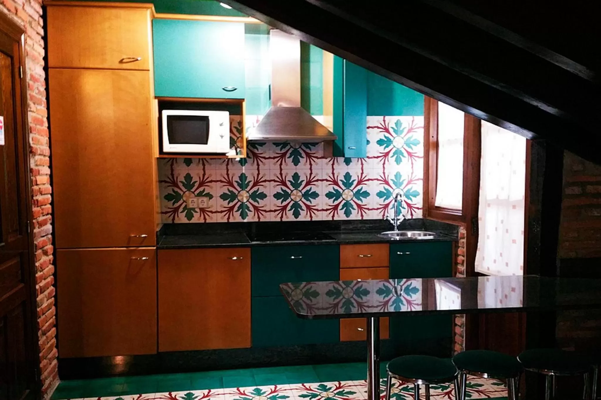 Kitchen or kitchenette in Posada la Leyenda