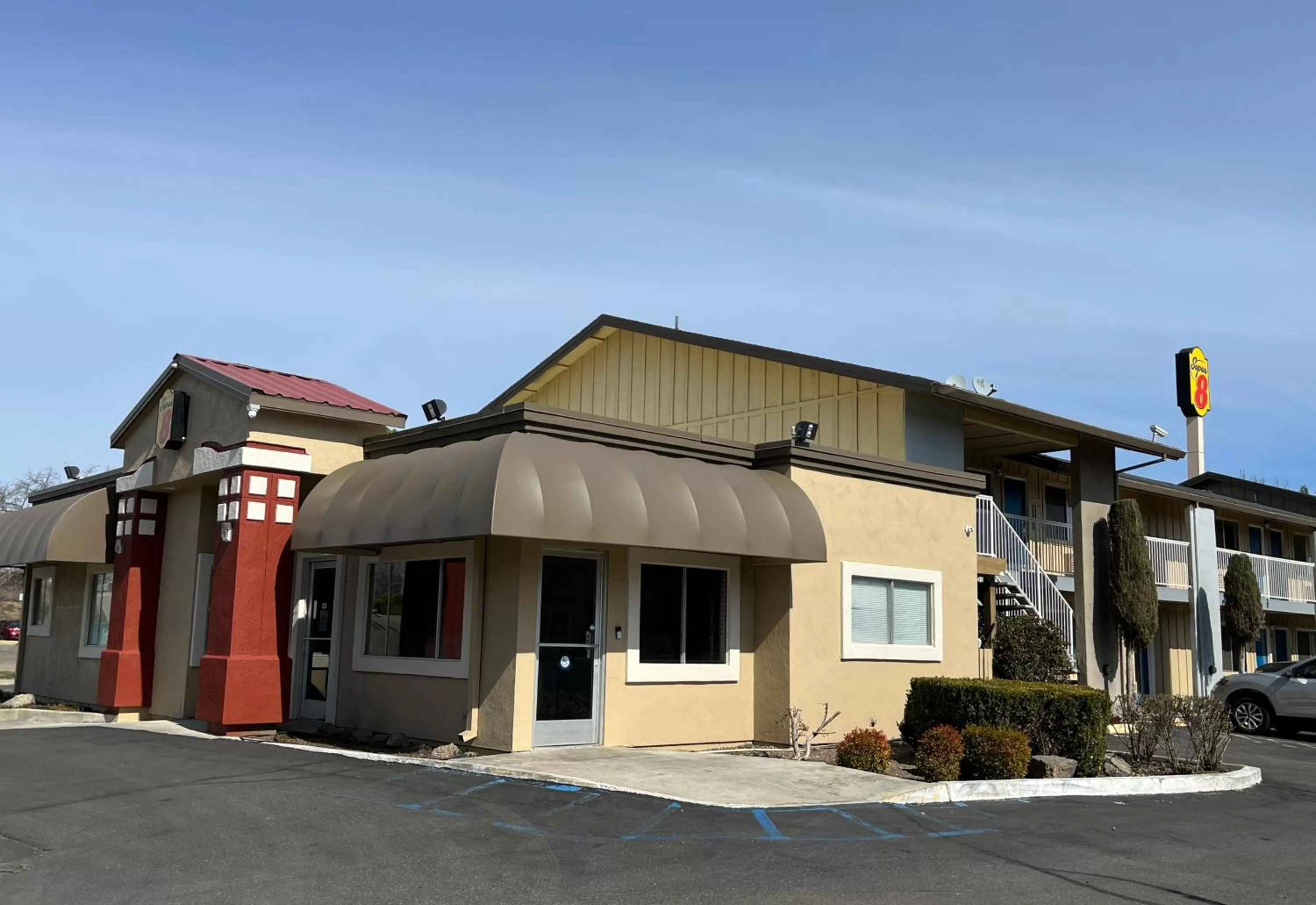 Property building in Super 8 by Wyndham Red Bluff