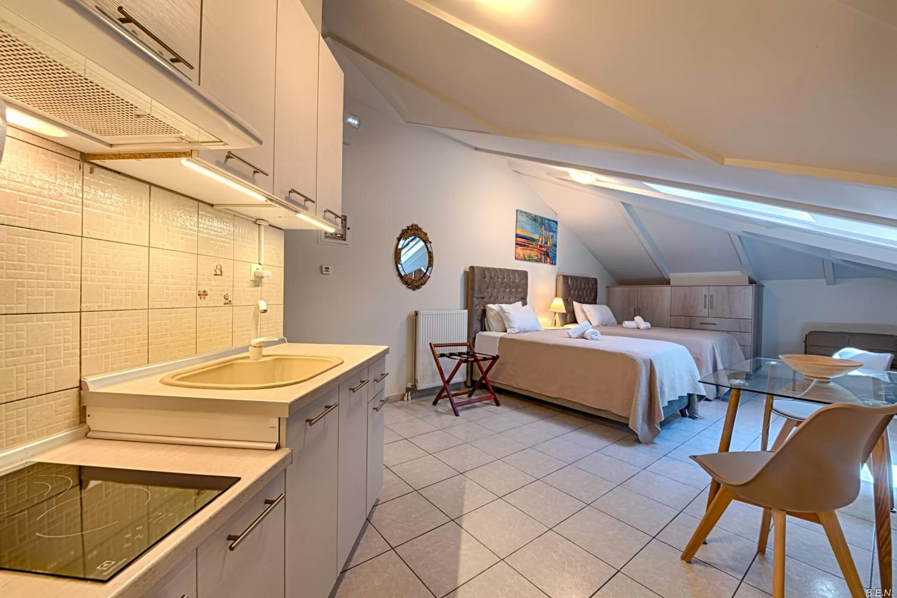 Bed in Alexia's Apartments