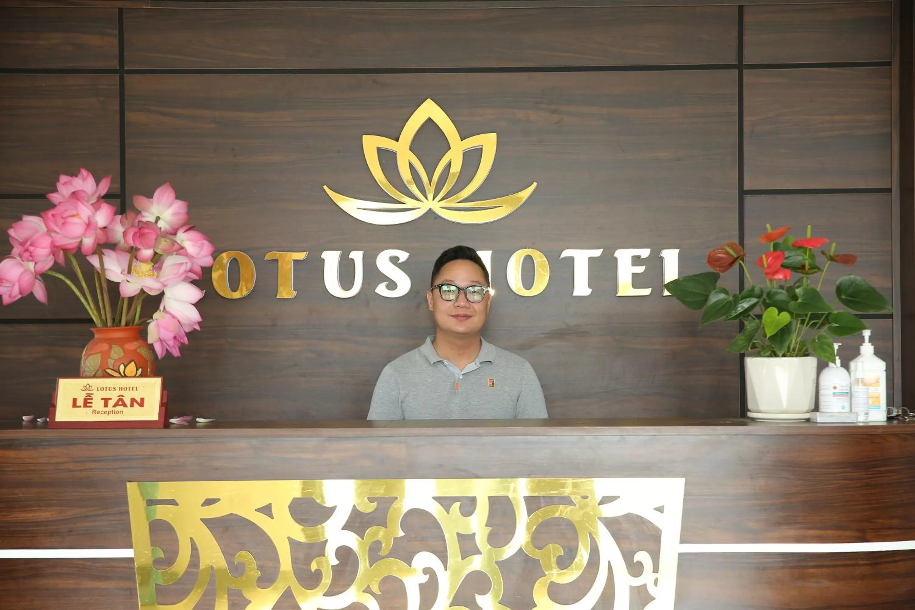 Lobby or reception in Lotus Hotel Ninh Bình