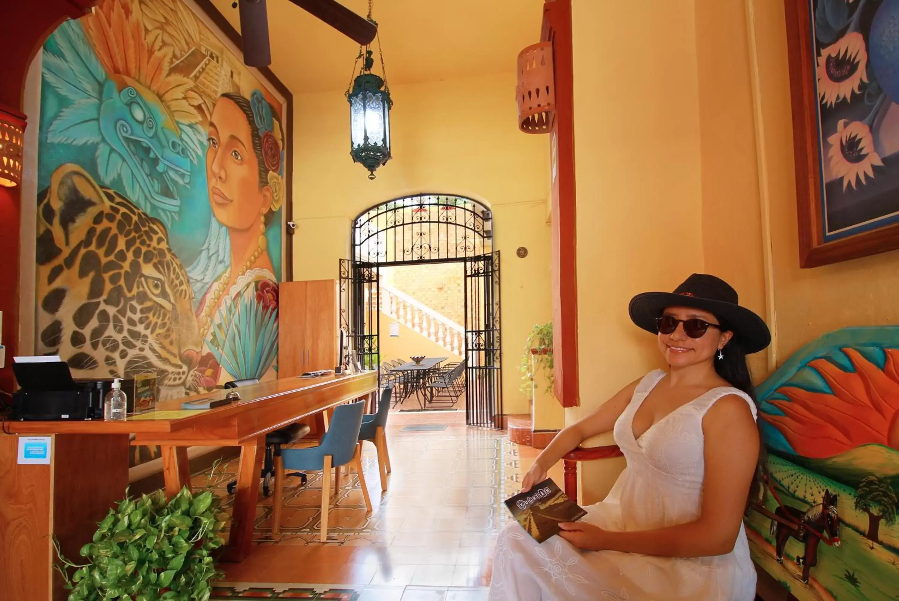 Lobby or reception in Hotel del Peregrino Boutique Hotel