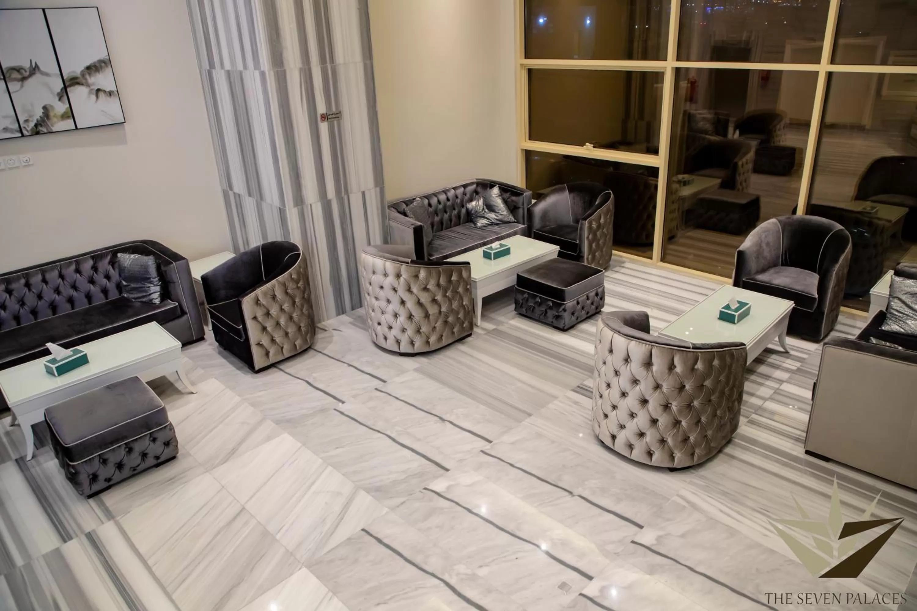 Property building, Seating Area in Seven Palaces