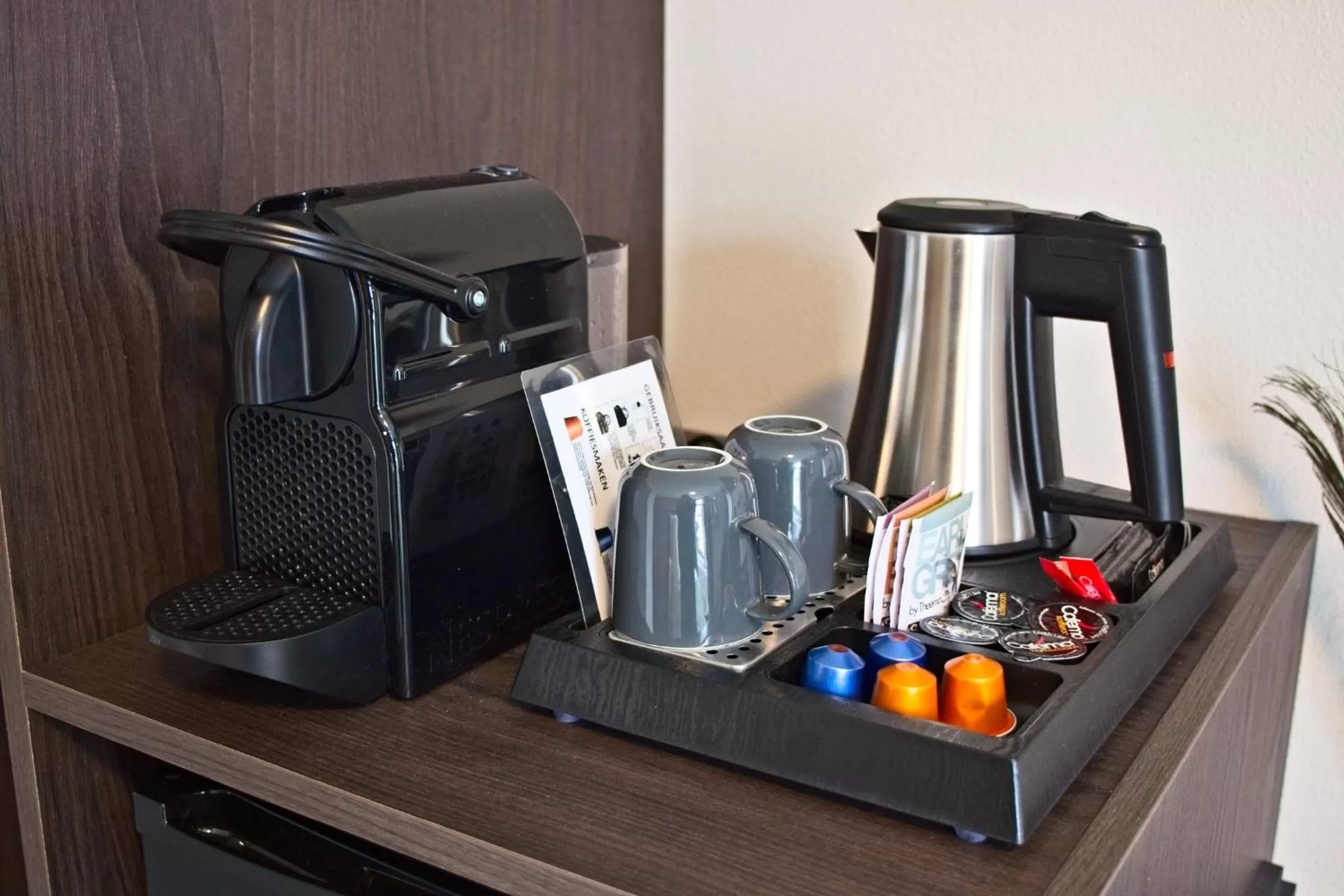 Coffee/tea facilities in Slot Hotel Schagen